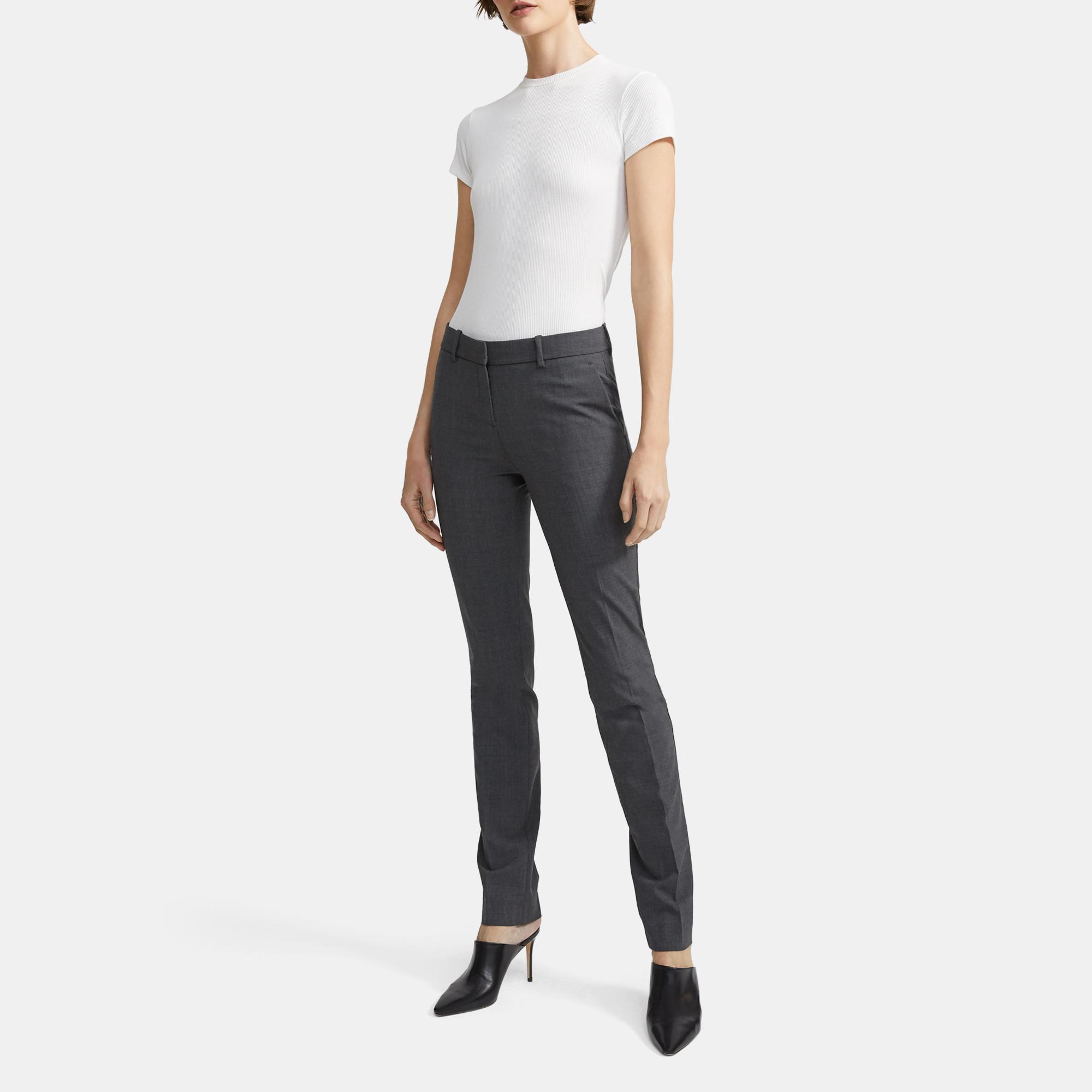 stretch slim pants