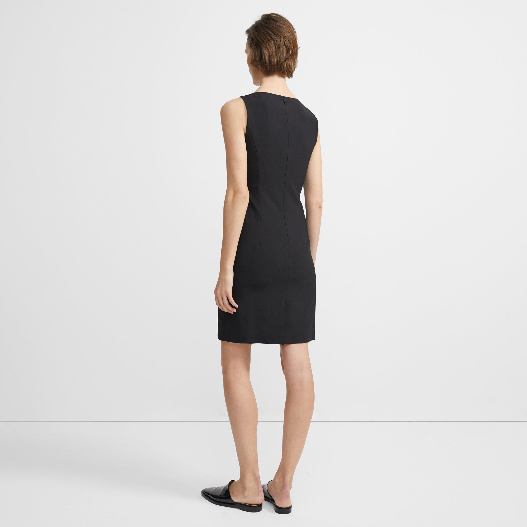 theory stretch wool shift dress