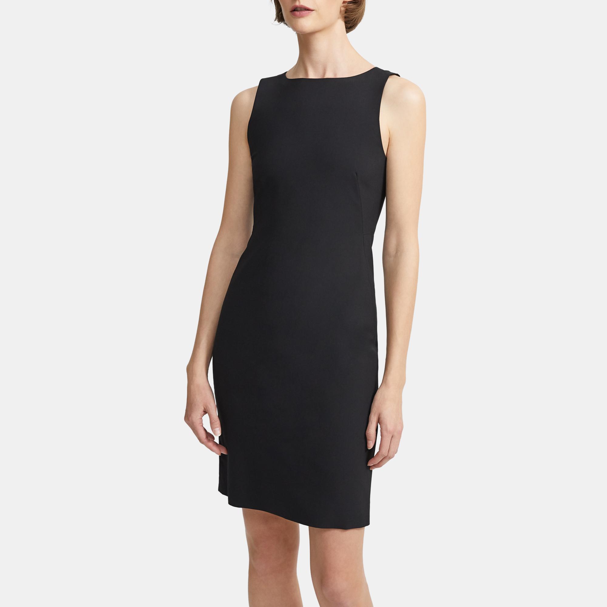 theory good wool shift dress