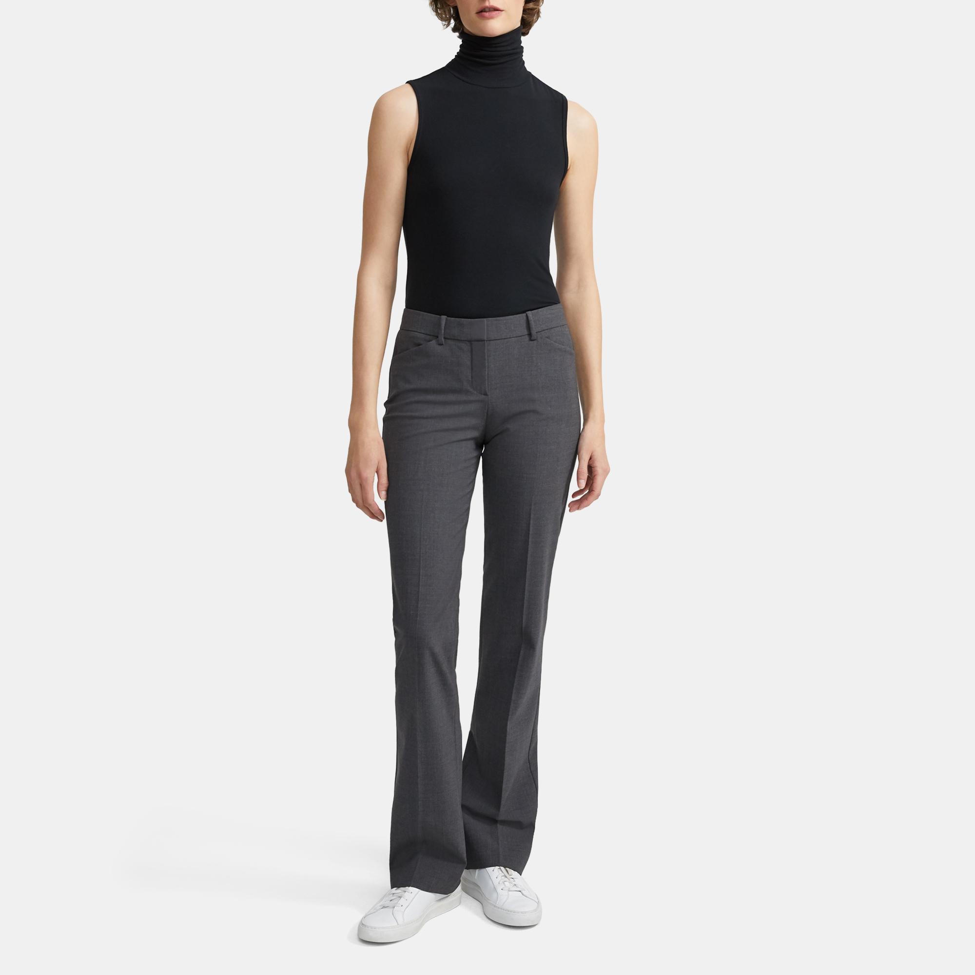 Sleeveless Rib Turtleneck Top 0 - click to view larger image
