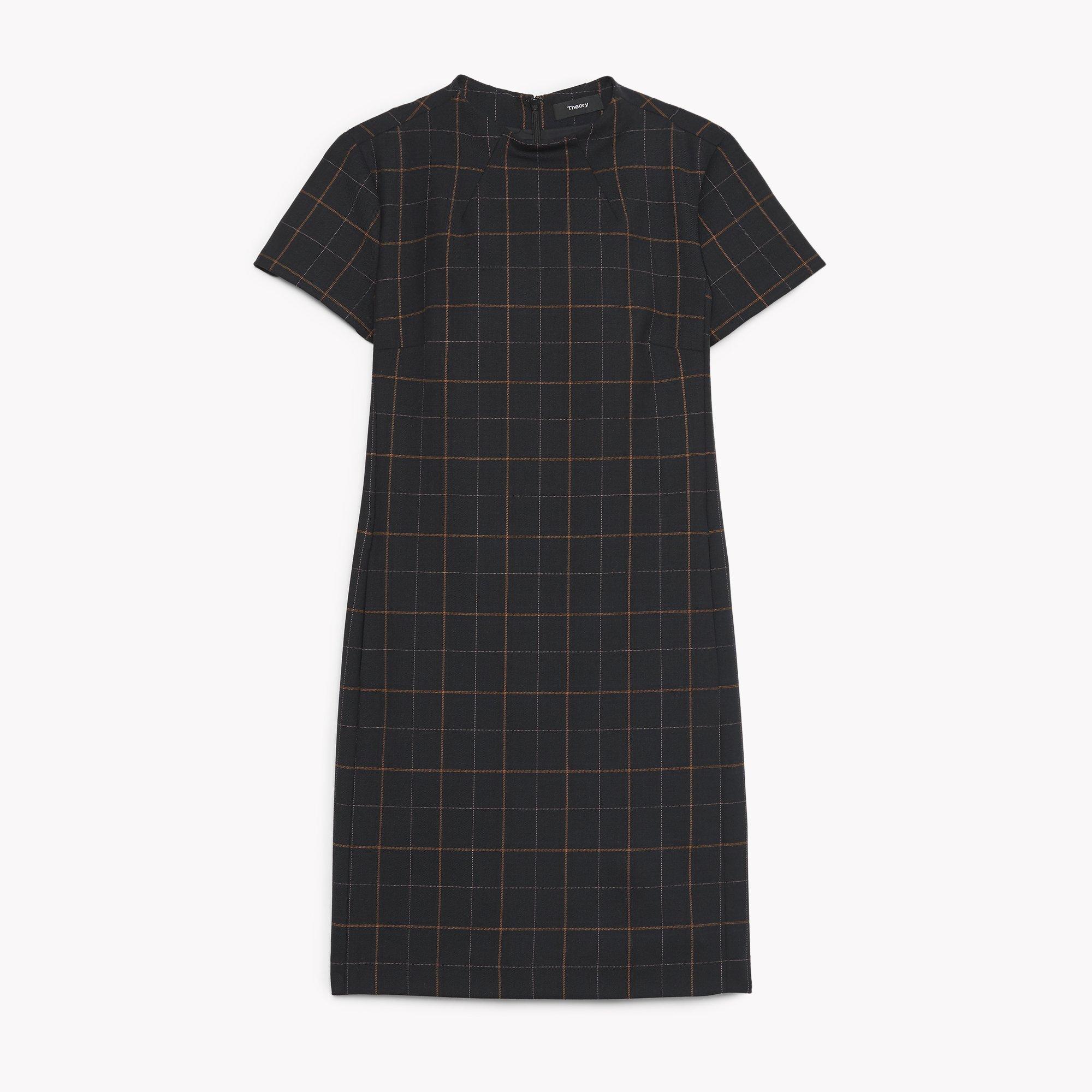 wool shift dress