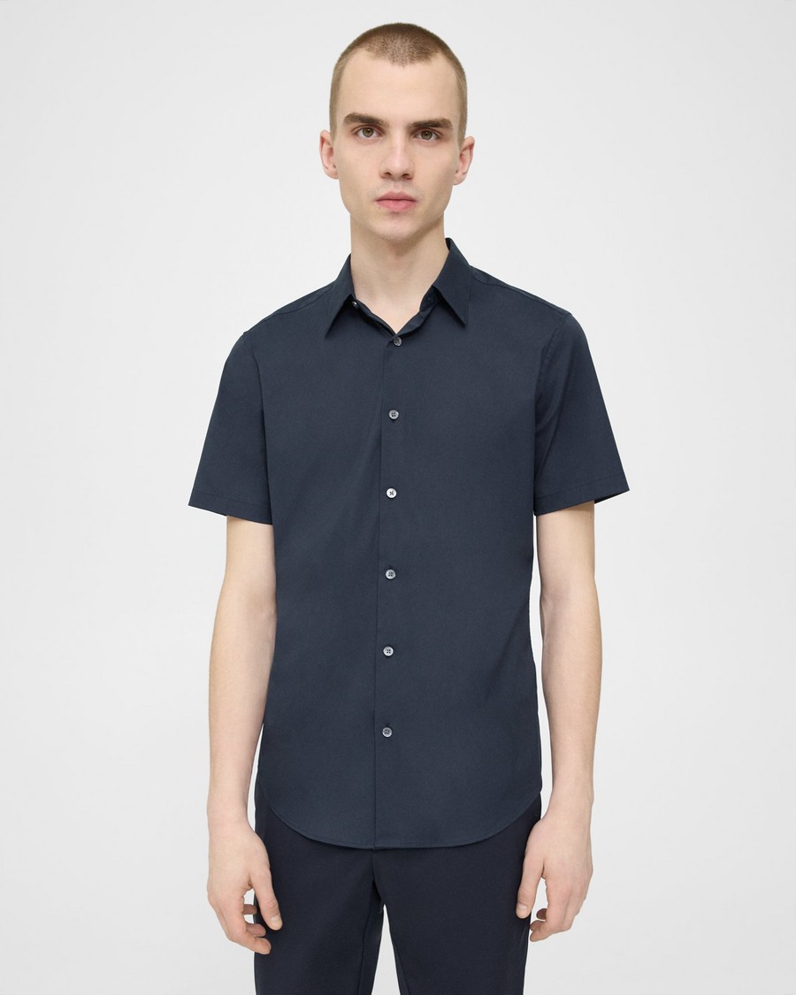 Sylvain Short-Sleeve Shirt in Good Cotton 0 - click to view larger image