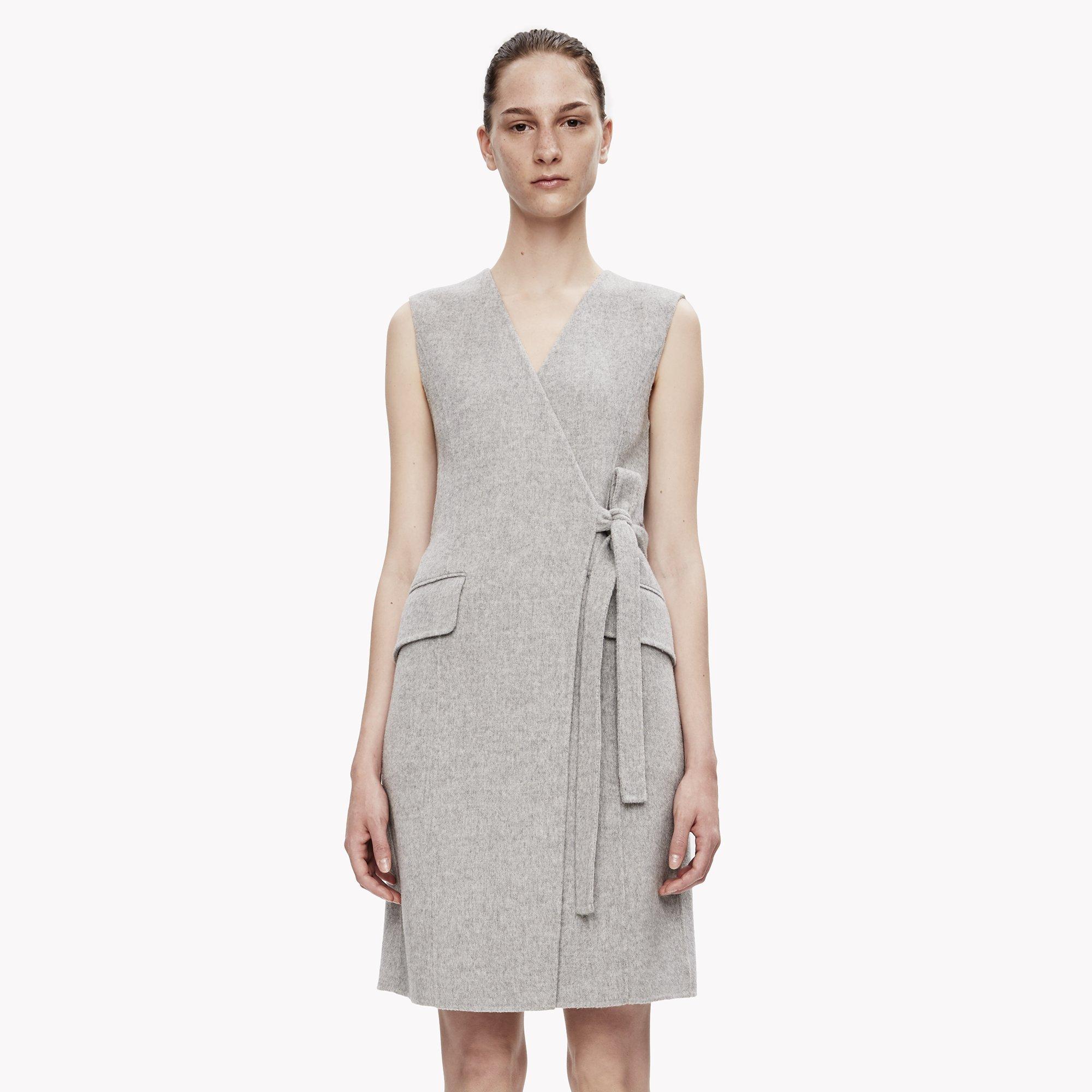 theory scarf wrap dress