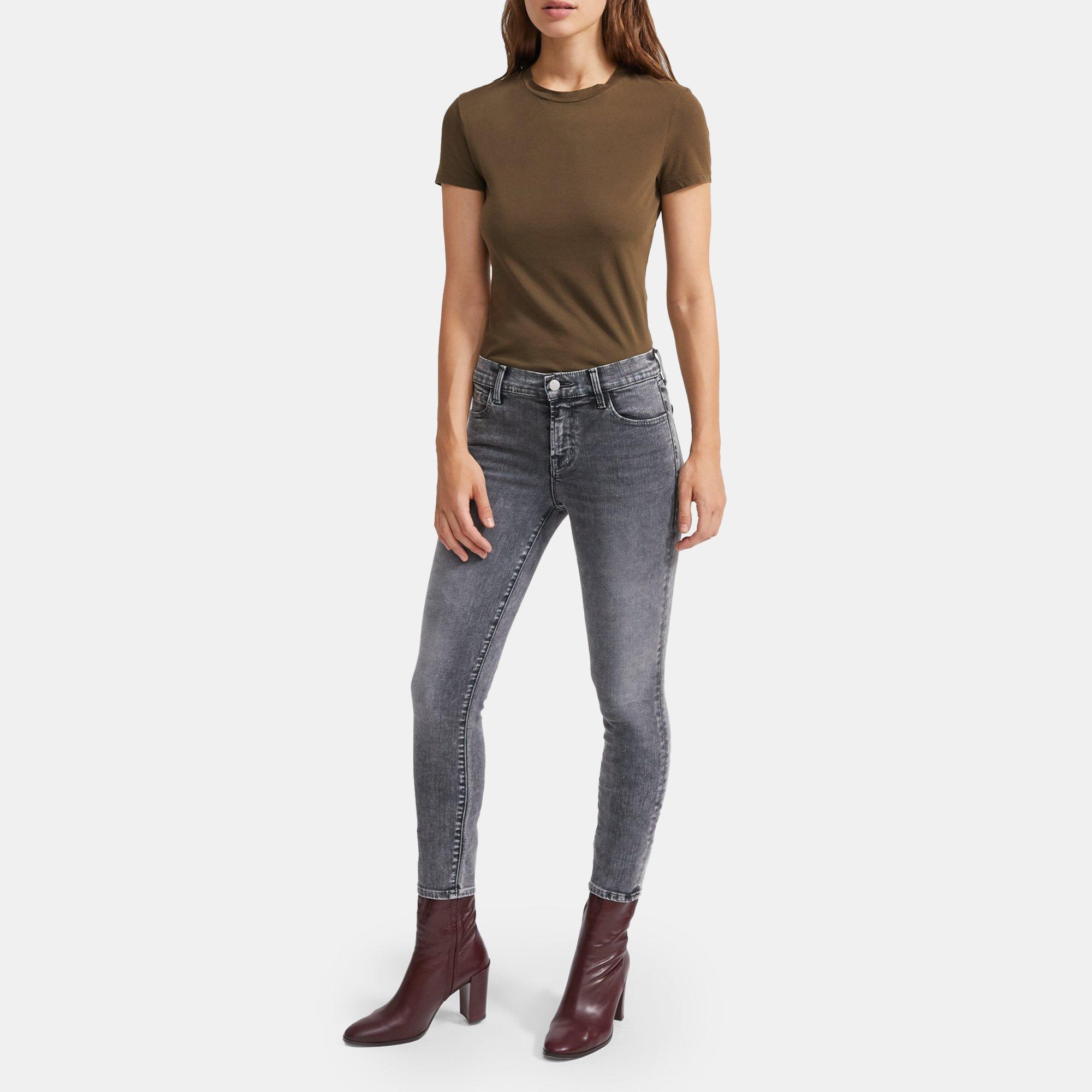 J Brand 835 Mid Rise Capri Jean