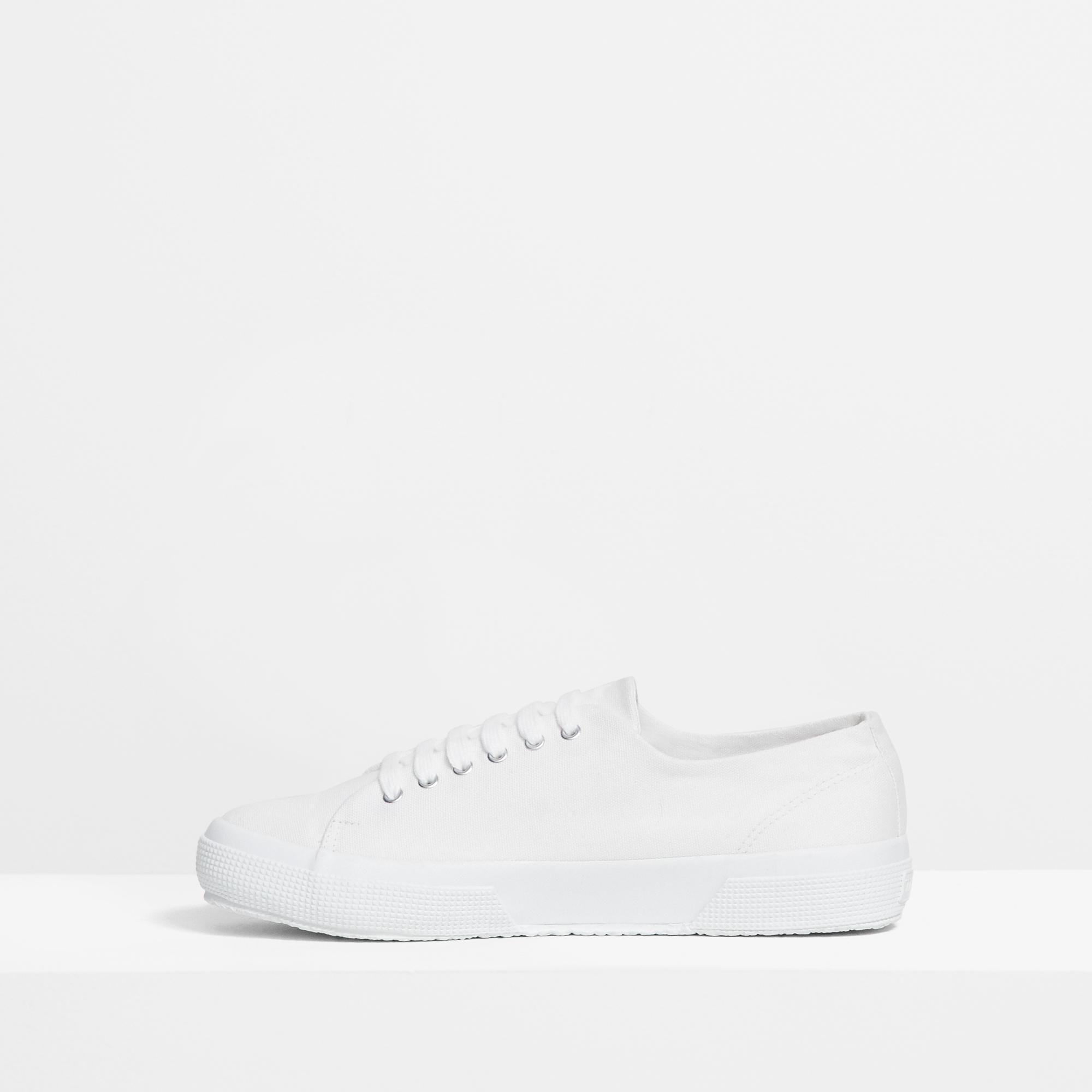 superga white pumps