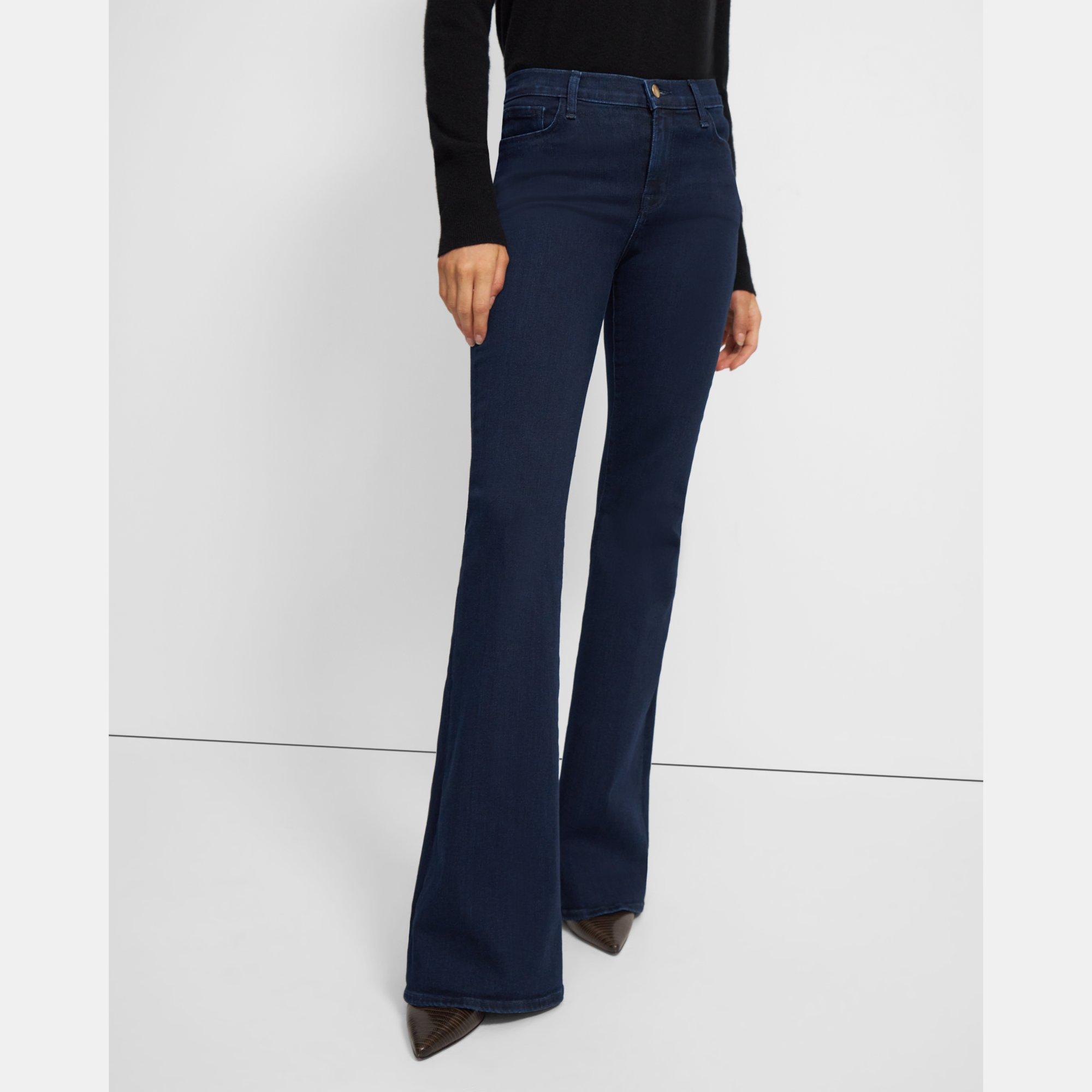 j brand valentina high rise flare
