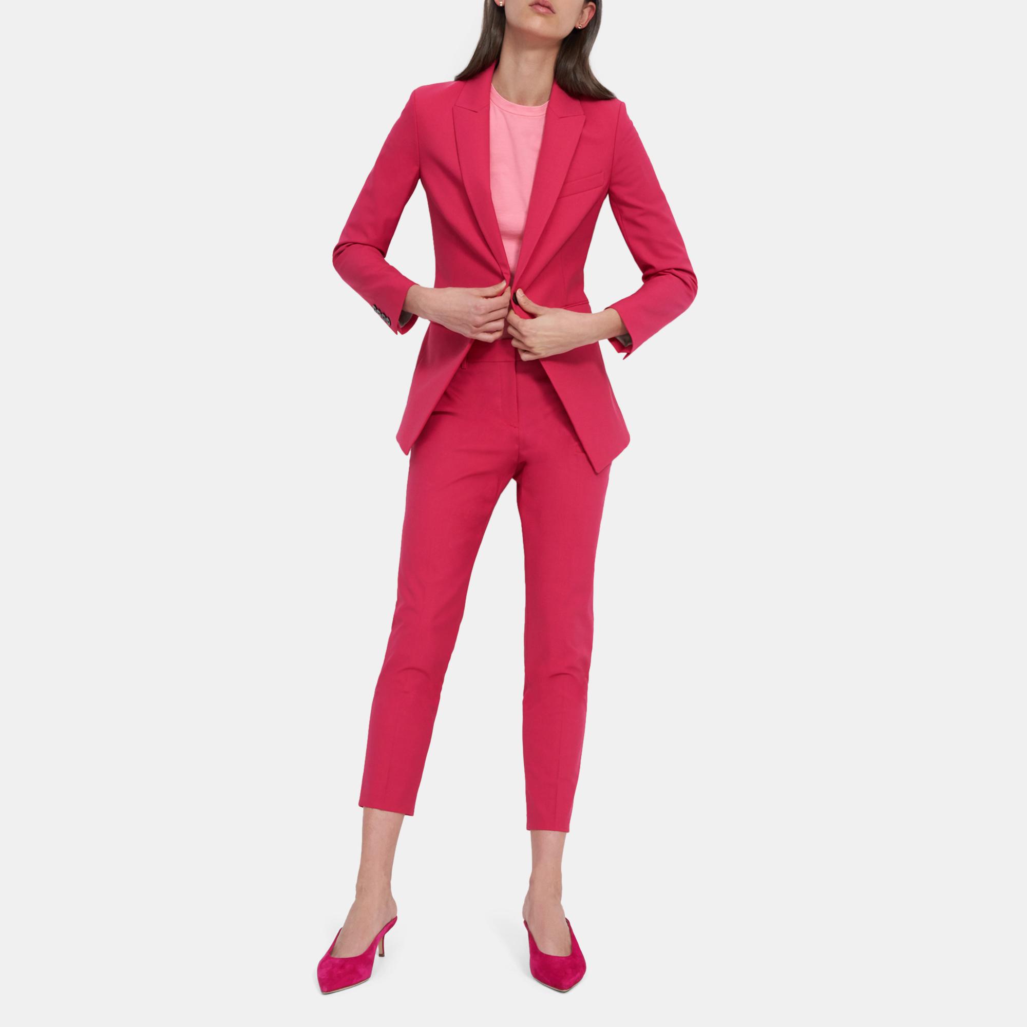 theory red suit