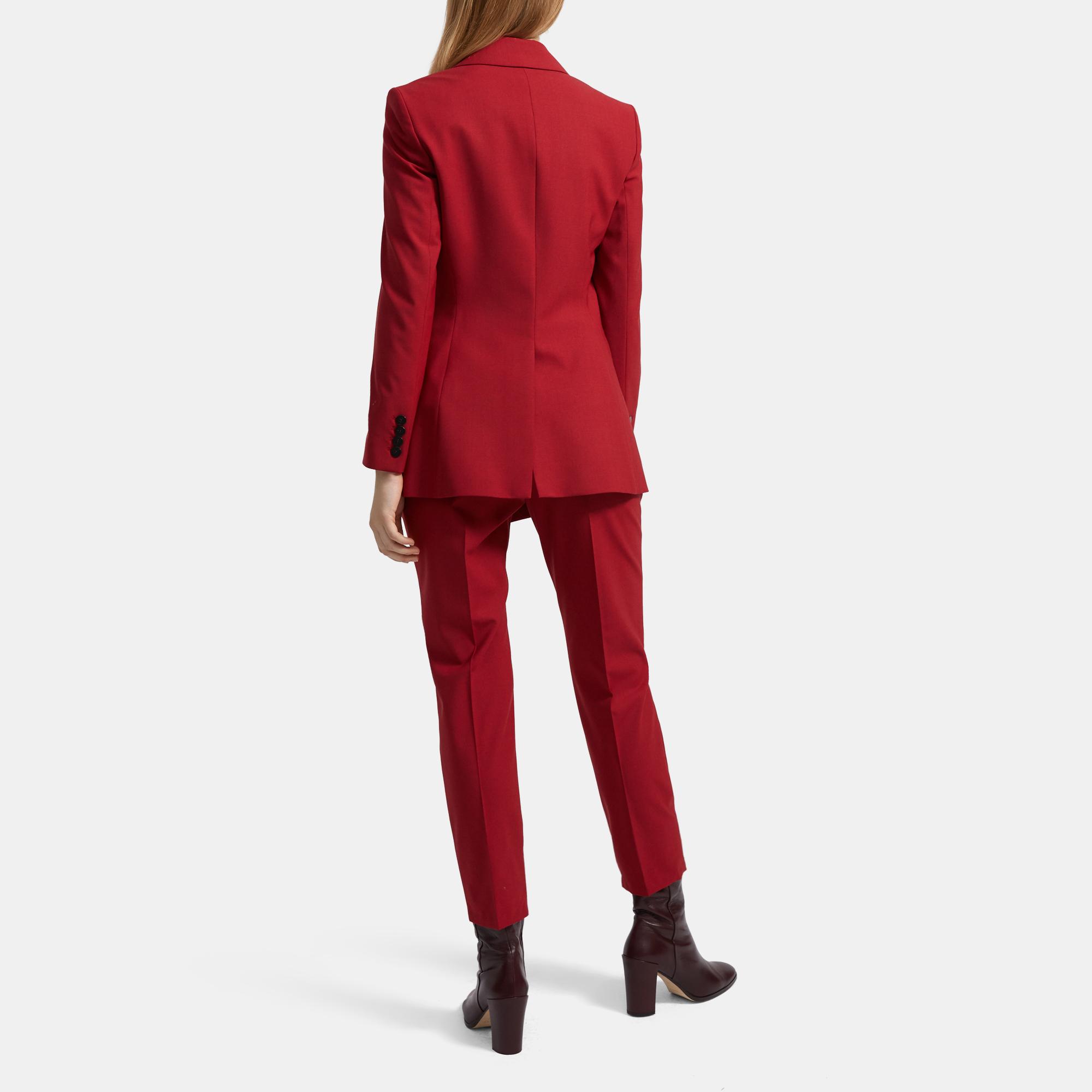 theory red suit