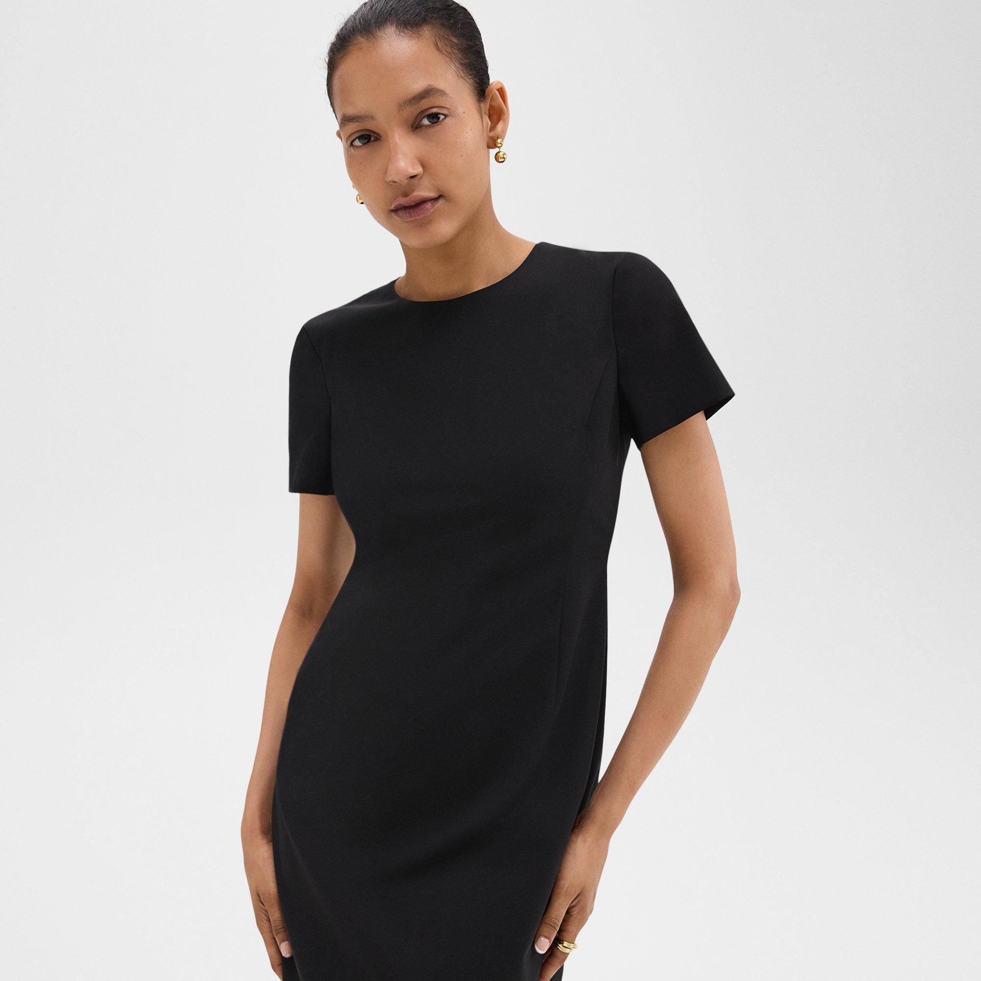 theory good wool shift dress