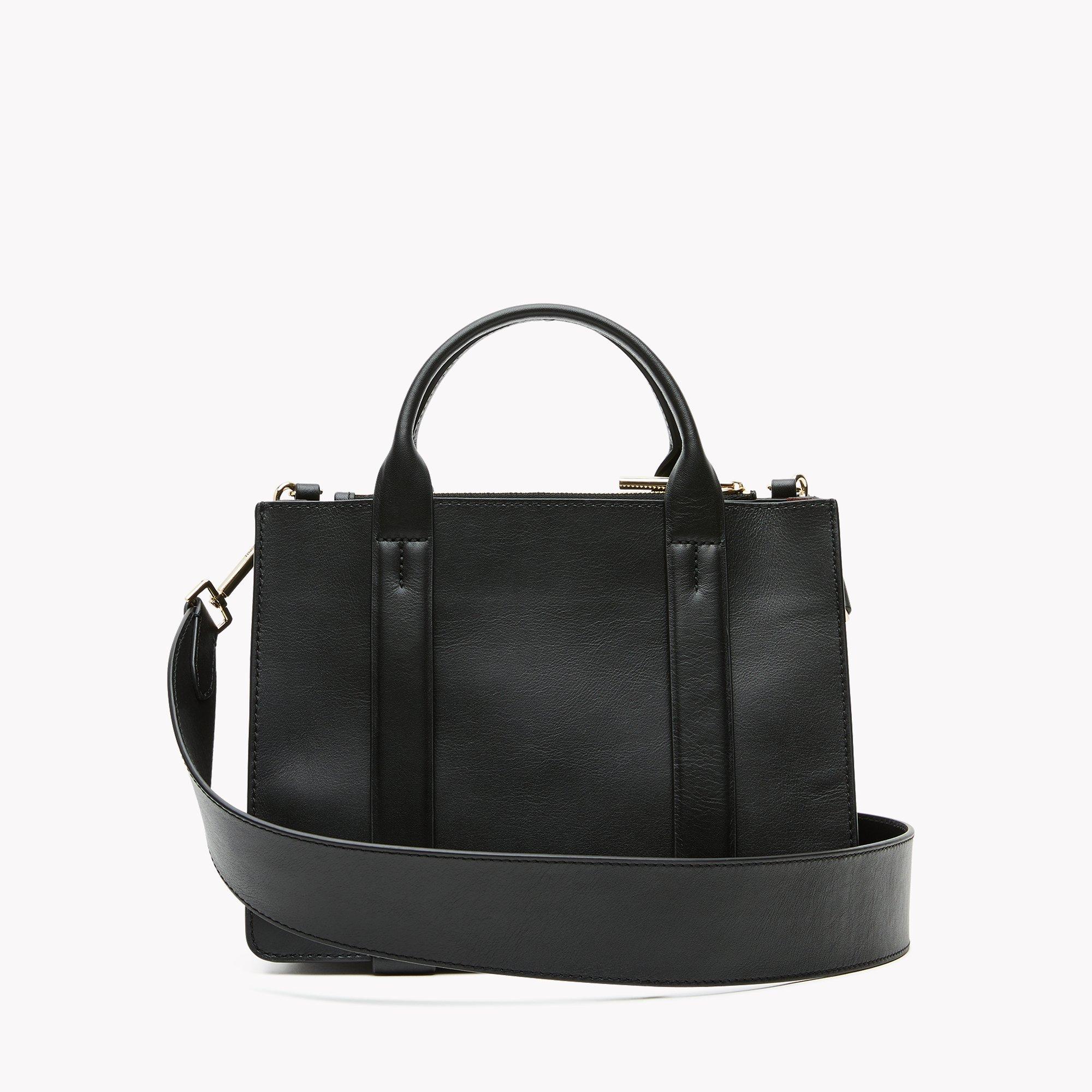 West Mini Satchel Bag in Leather