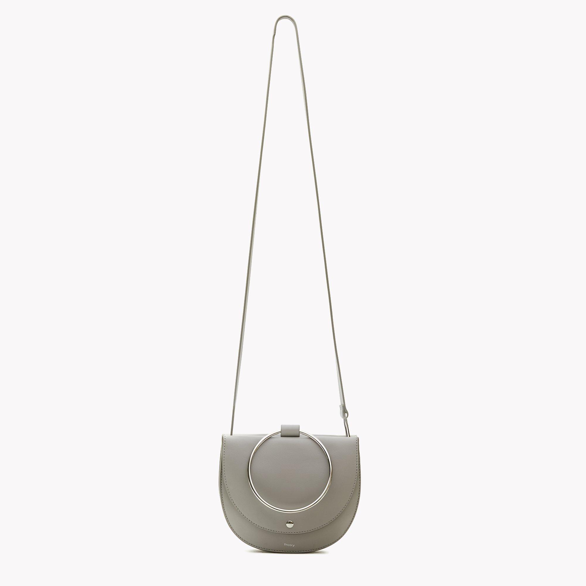 Whitney Hoop Bag in Leather | Theory