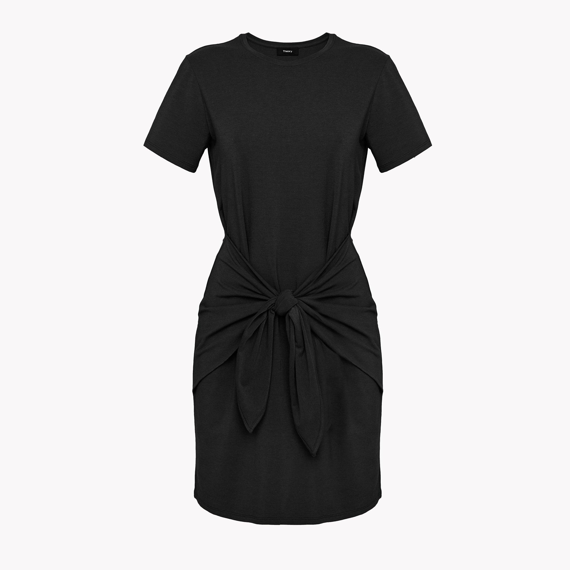 knotted t shirt dress