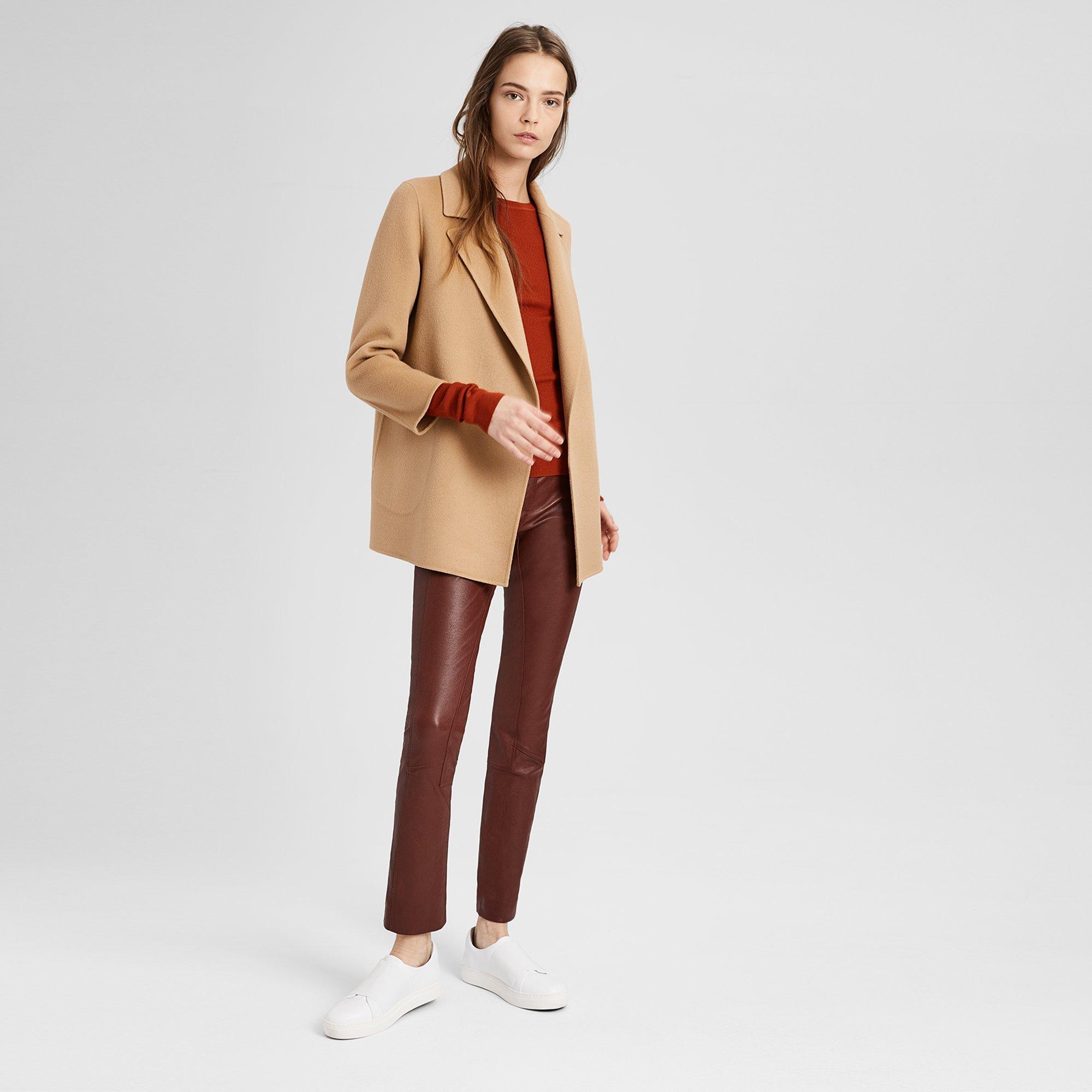 theory clairene weston plaid jacket