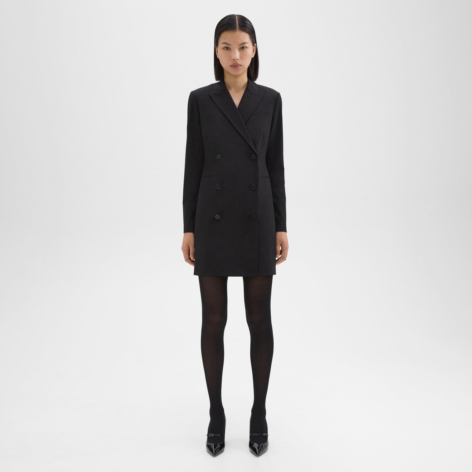 theory belted blazer dress