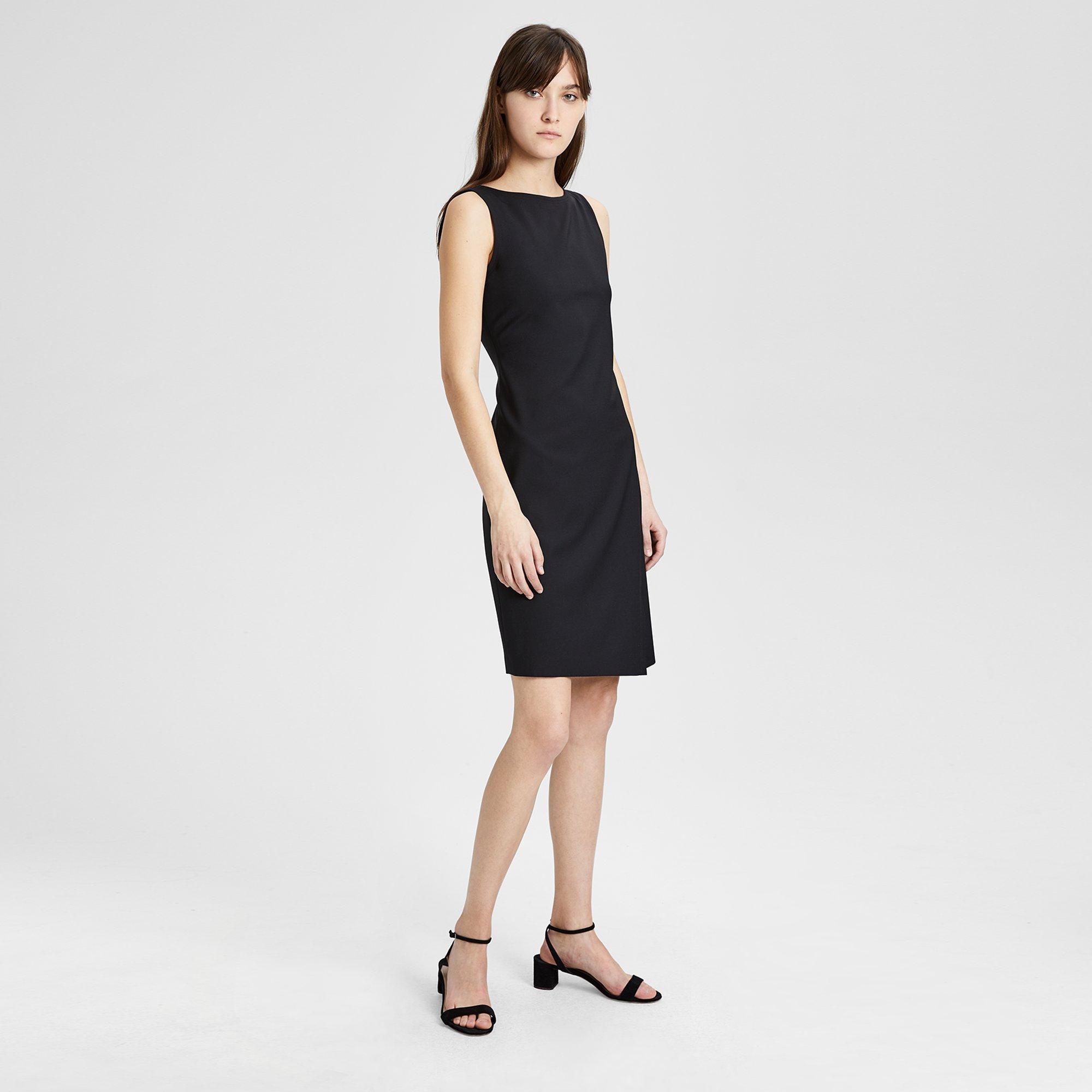 theory good wool shift dress