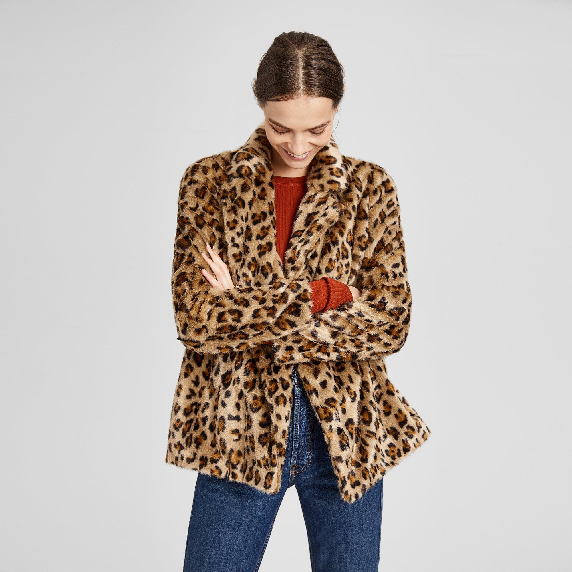 cheap leopard coat