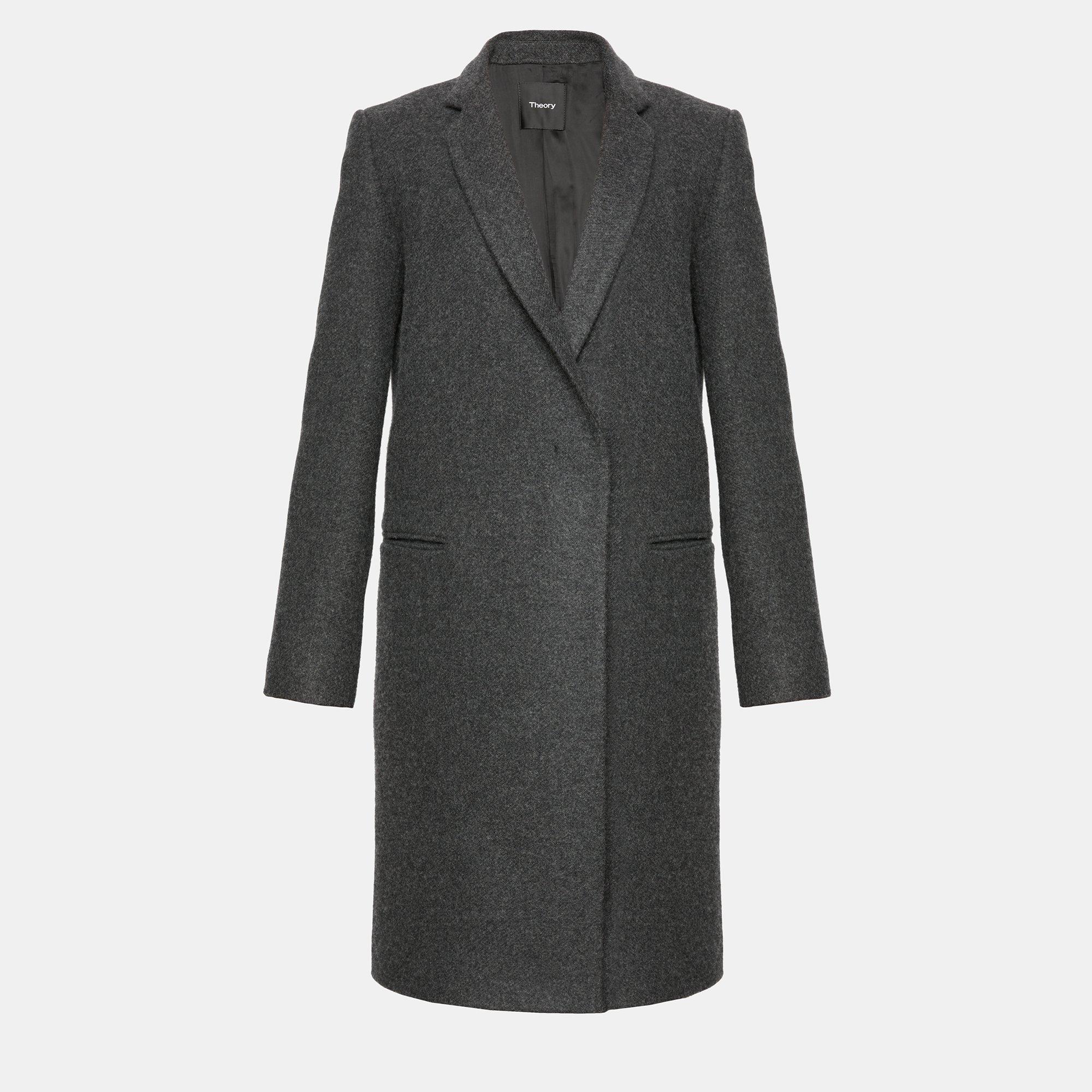 Wool Twill Essential Coat | Theory