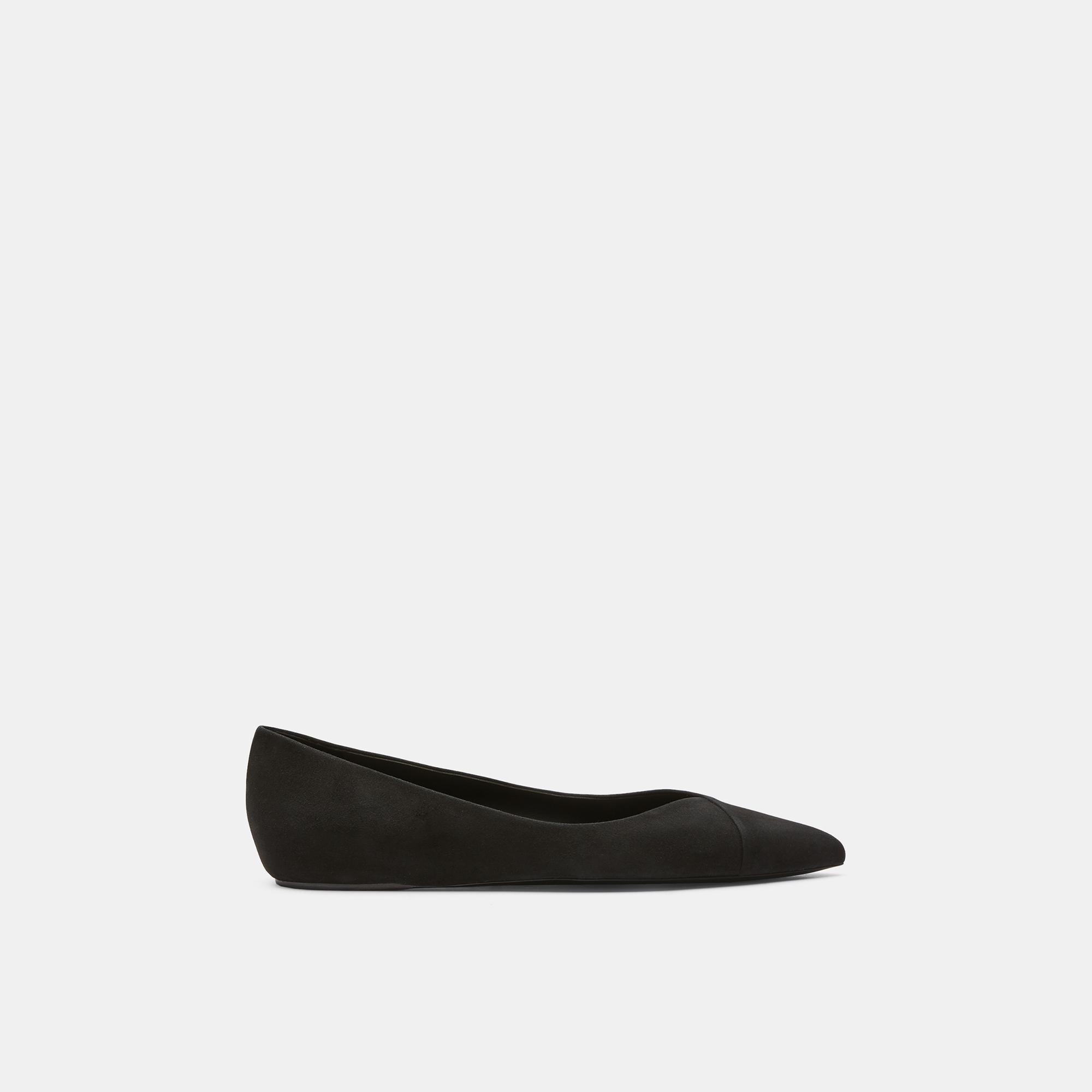 suede ballet flats