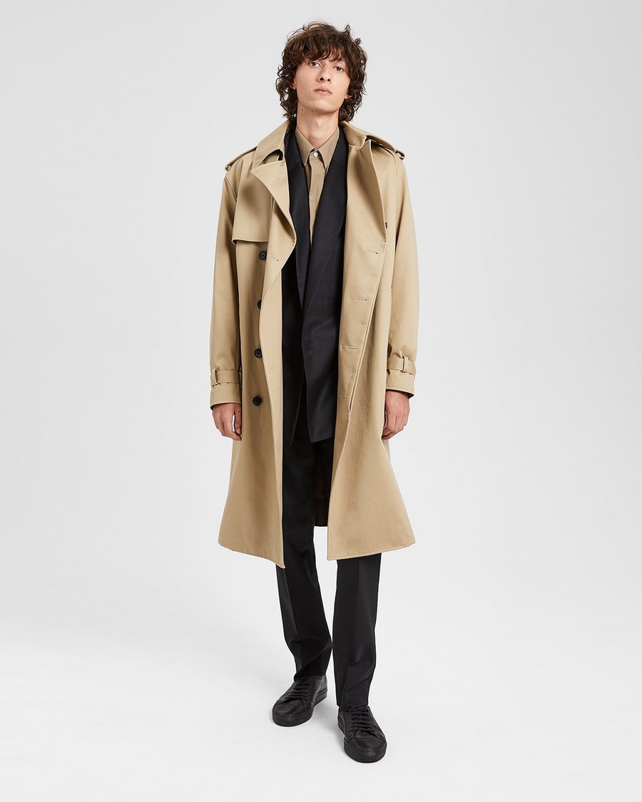 Bonded Modern Trench Coat | Theory