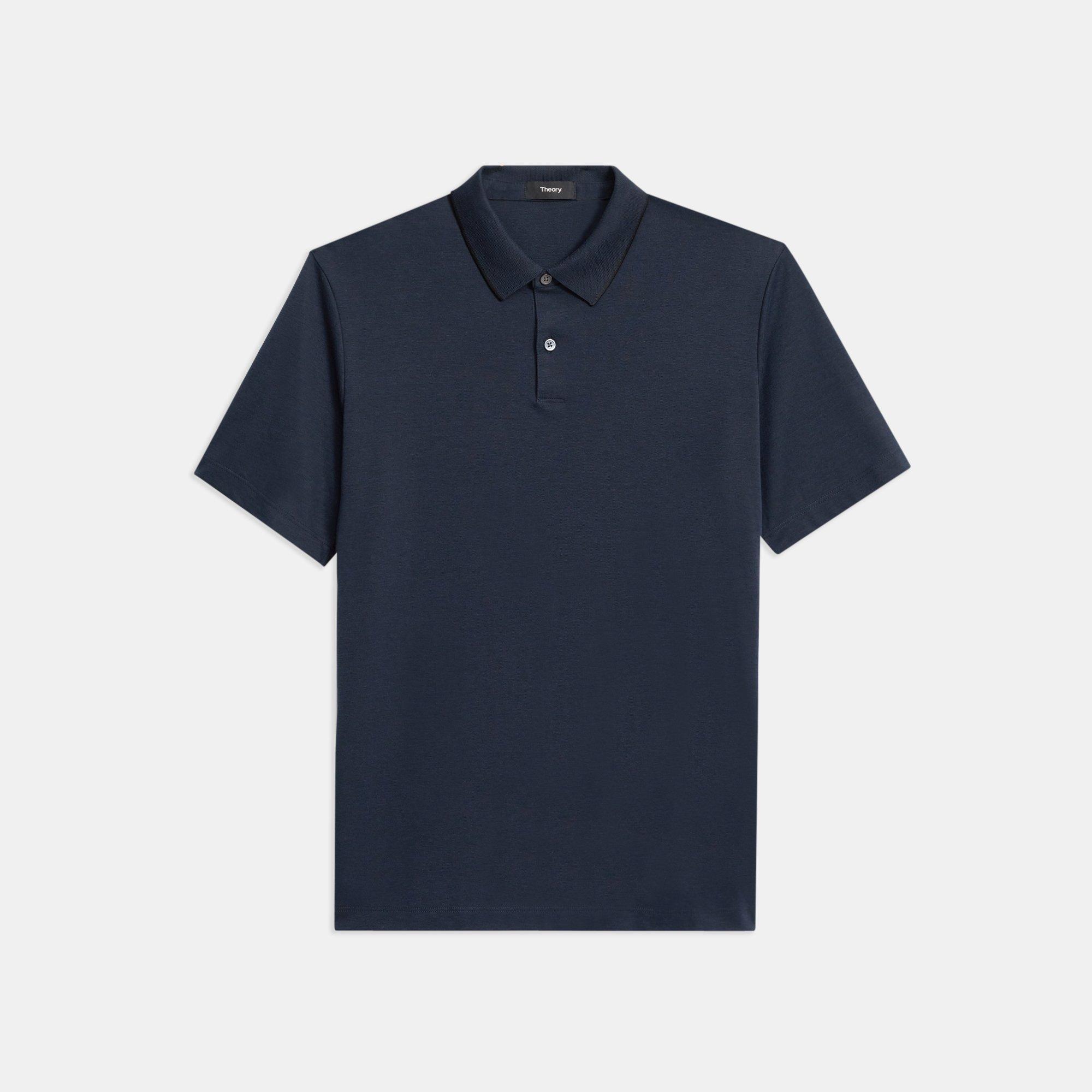 Piqué Cotton Standard Polo Shirt | Theory