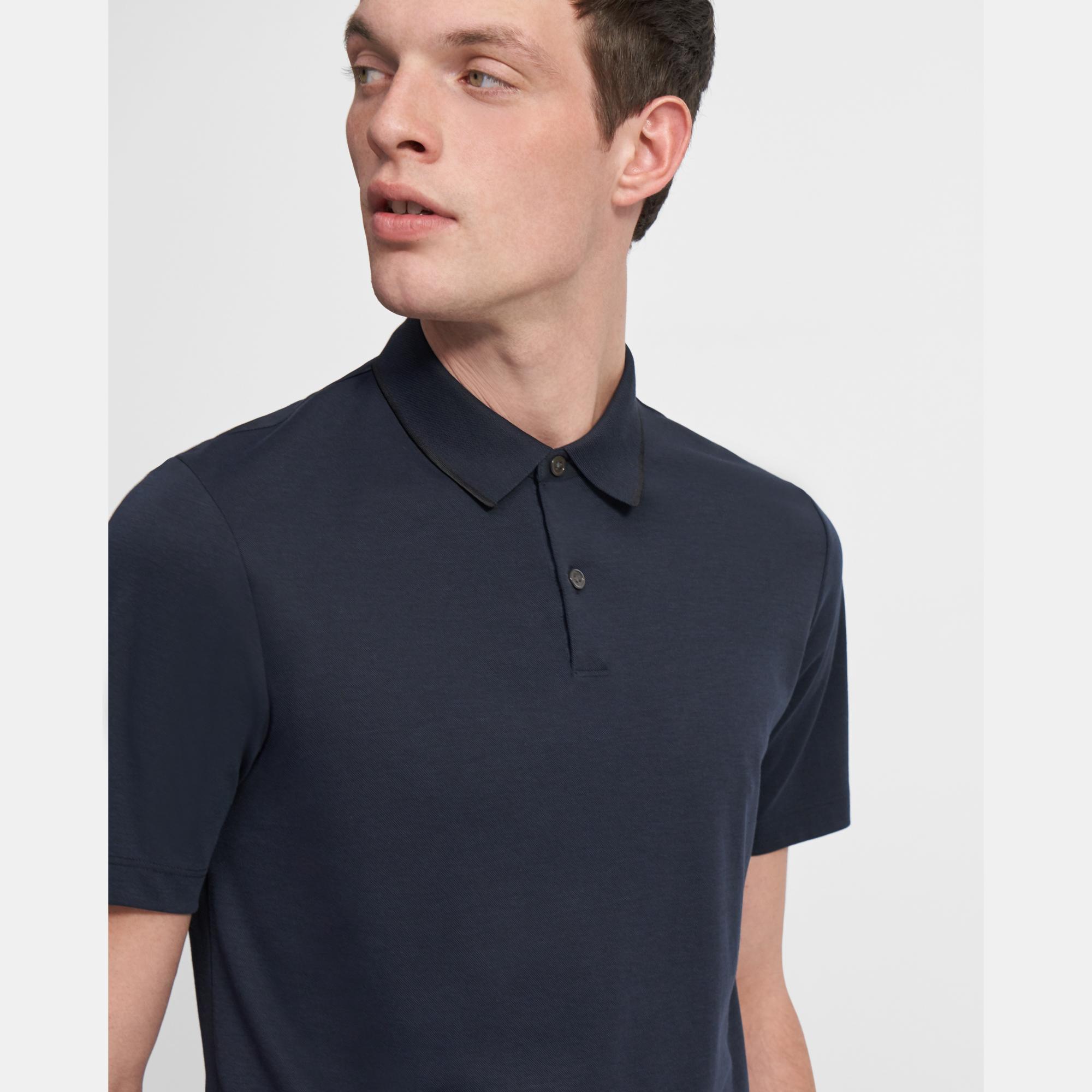 Piqué Cotton Standard Polo Shirt | Theory