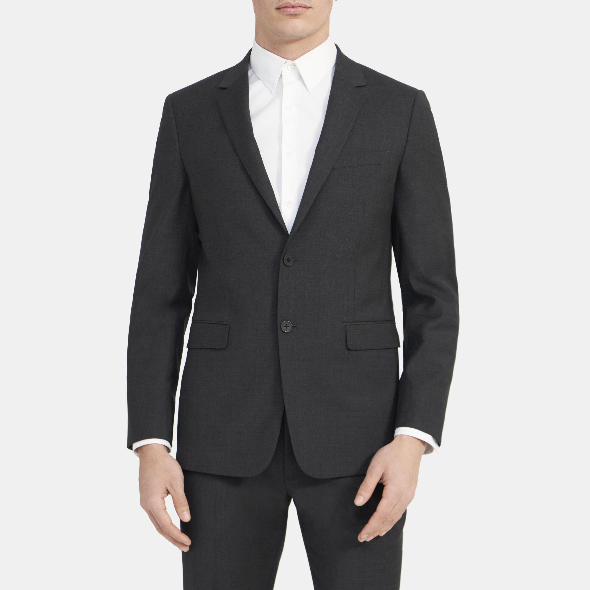 띠어리 맨 수트 자켓, 사토리얼 - 차콜 헤더 (슬림핏) Theory Slim-Fit Suit Jacket In Sartorial Suiting H121107R