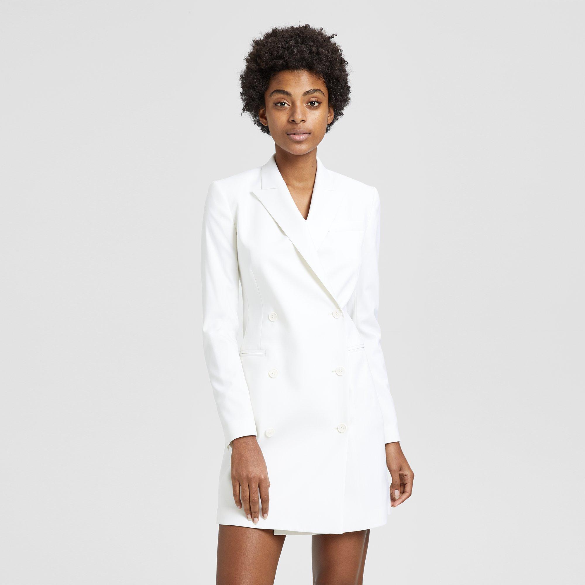 theory wool blazer dress