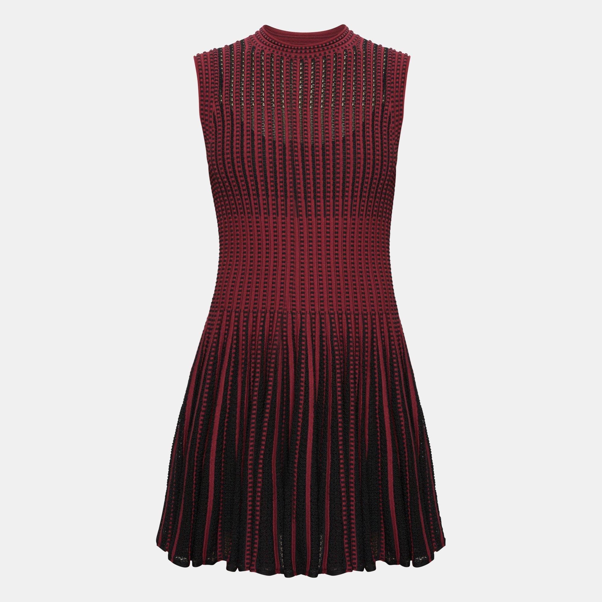 Knit Novelty Checker Dress Theory