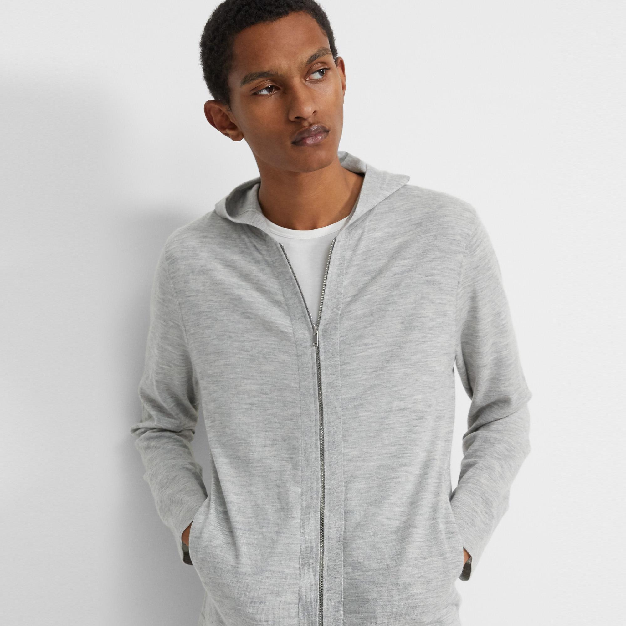 theory essential zip hoodie