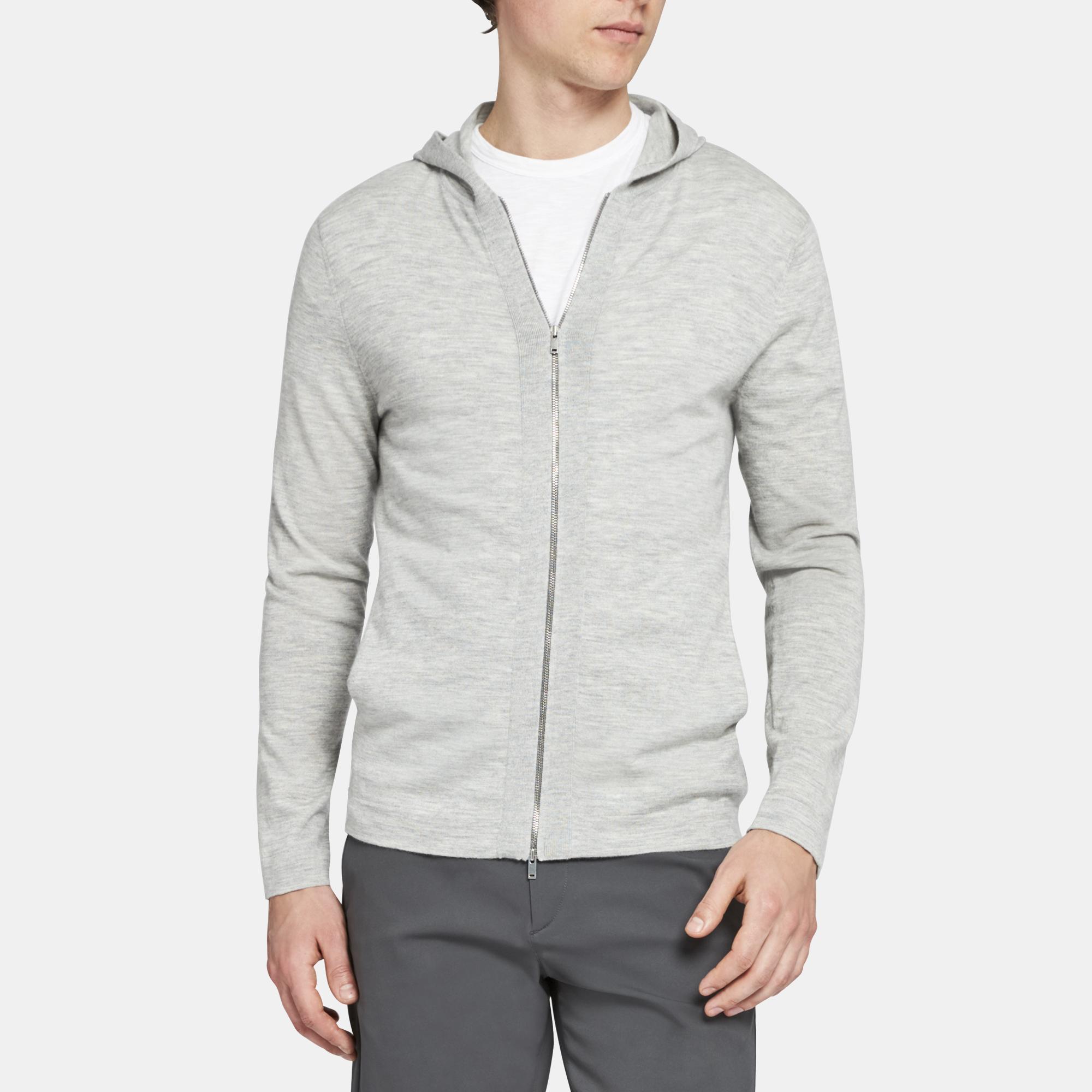 theory essential zip hoodie