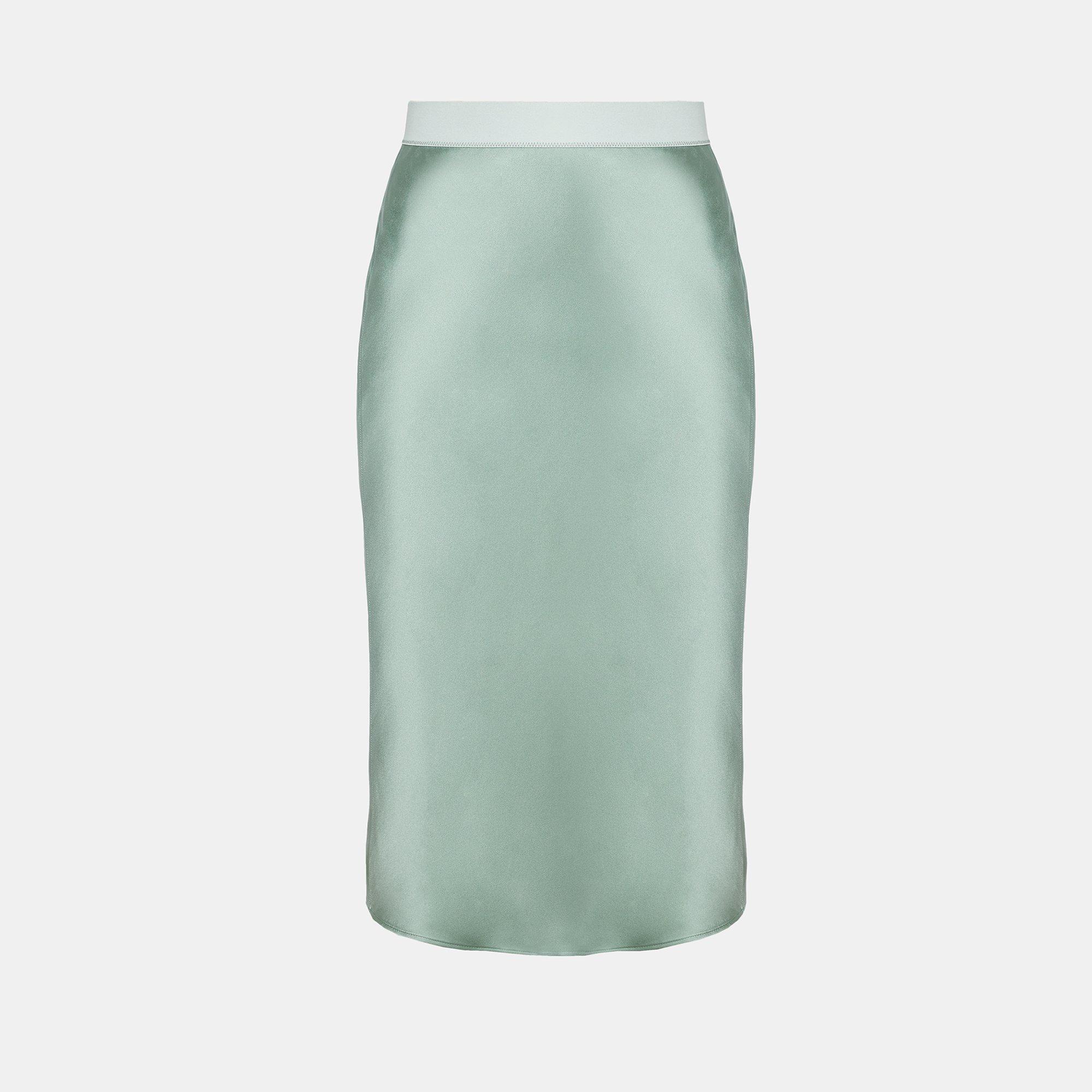 slip skirt silk