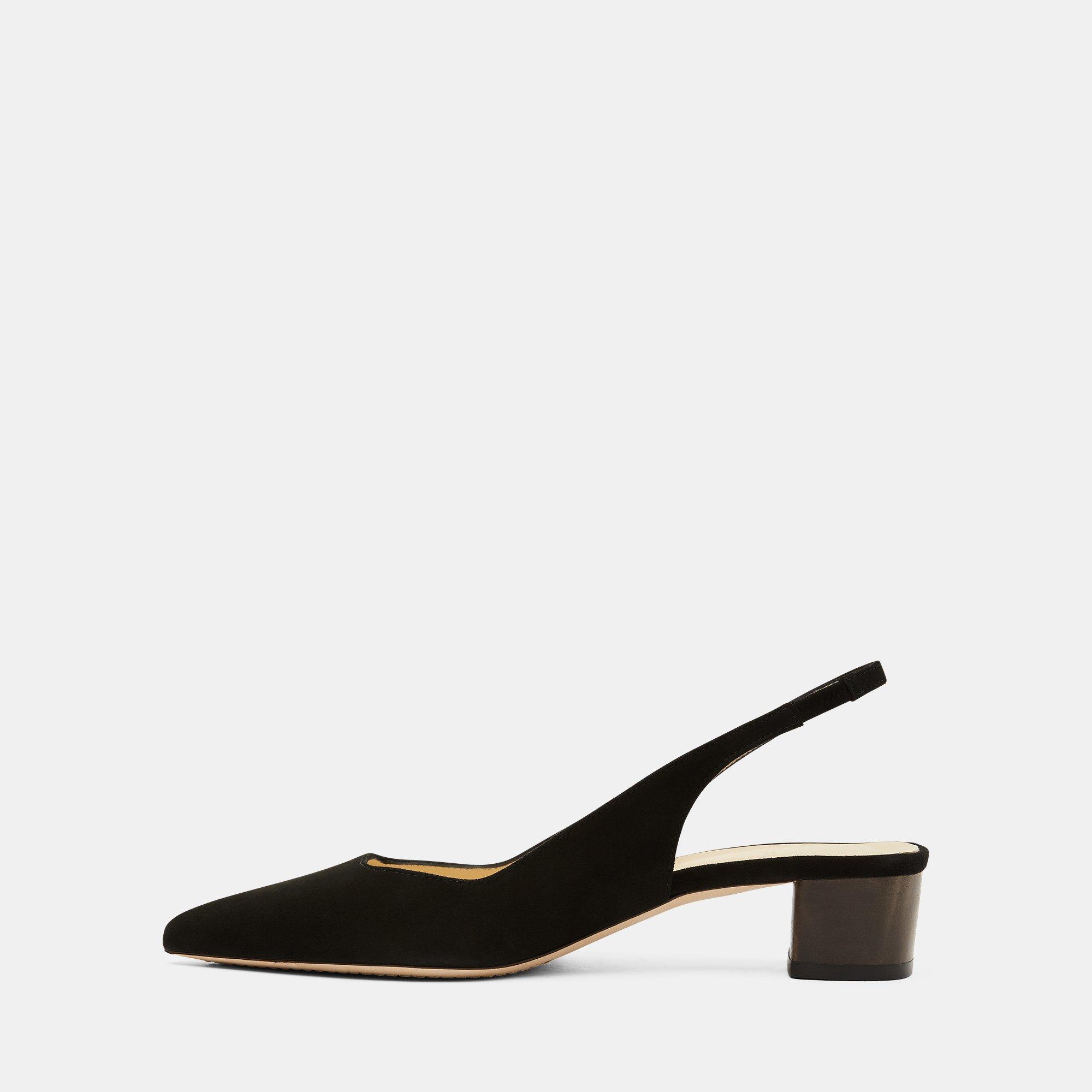 Suede Block Slingback | Theory