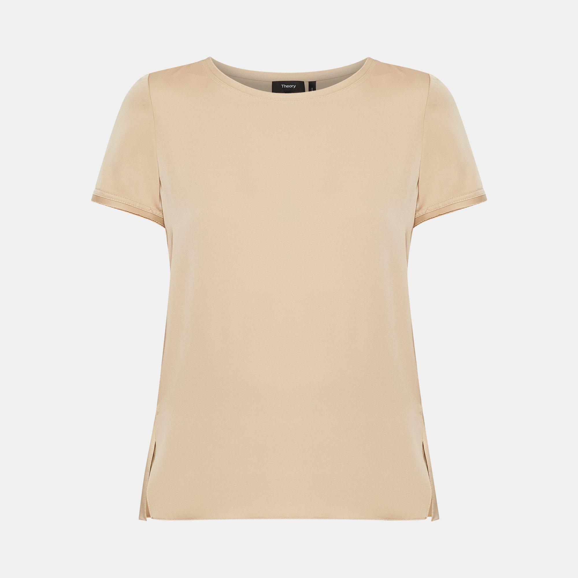 theory silk tee dress