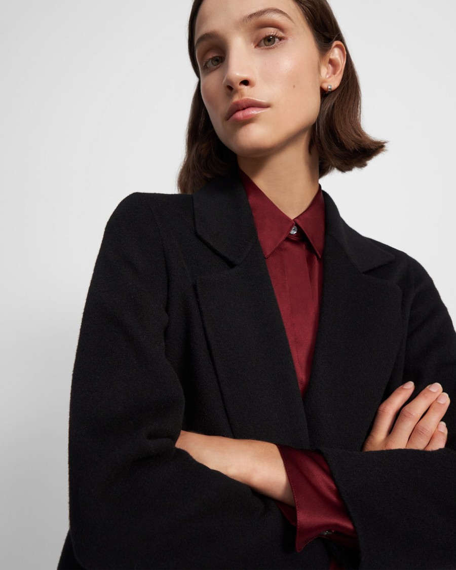 Clairene Jacket in Double-Face Wool-Cashmere 0 - click to view larger image