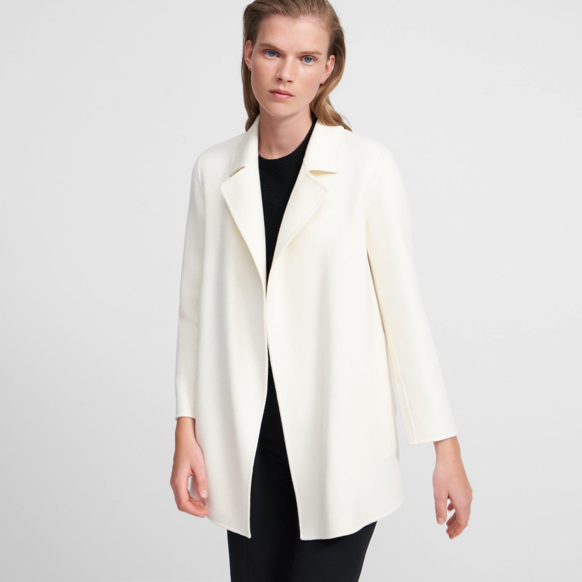 Clairene Jacket in Double-Face Wool-Cashmere 0 - click to view larger image