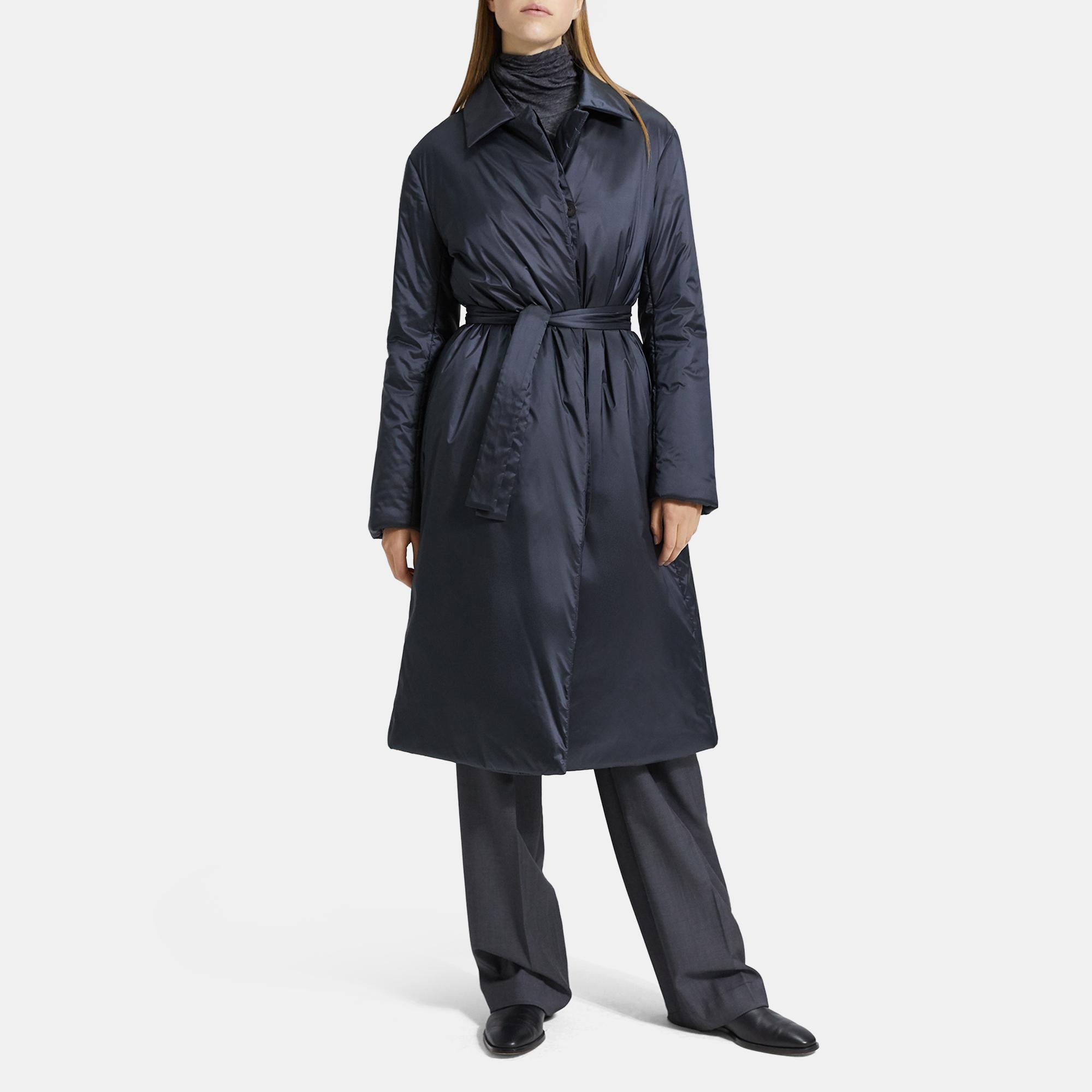 theory clean puffer coat