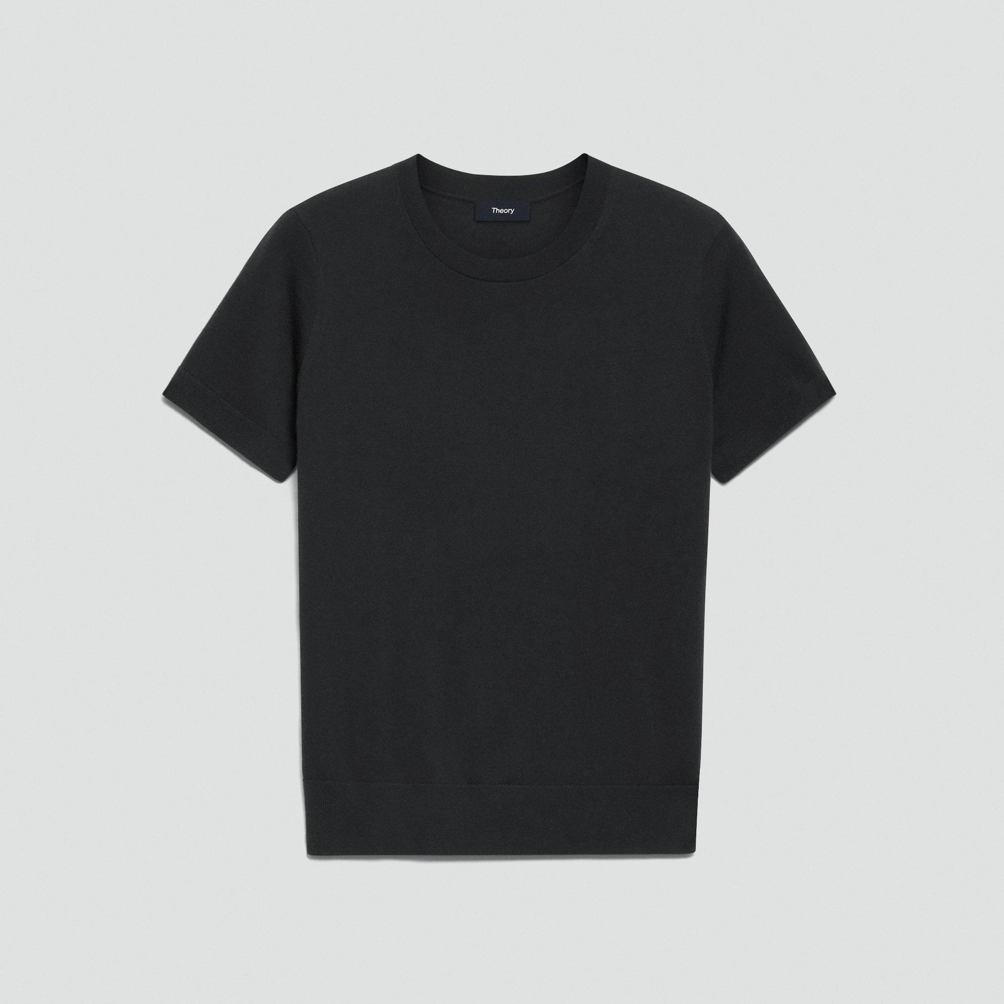black basic tee
