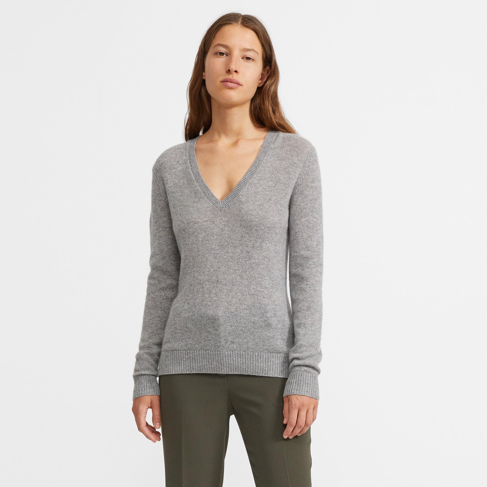 cashmere v neck sweater
