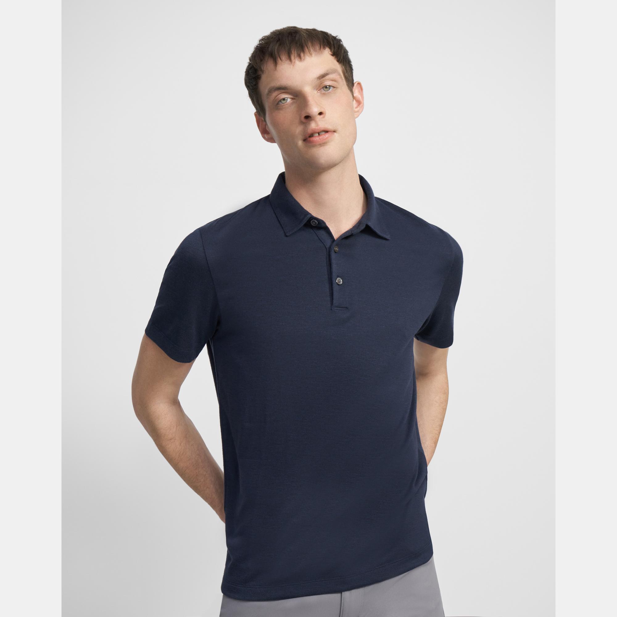 Polo Shirt in Modal Jersey 0 - click to view larger image