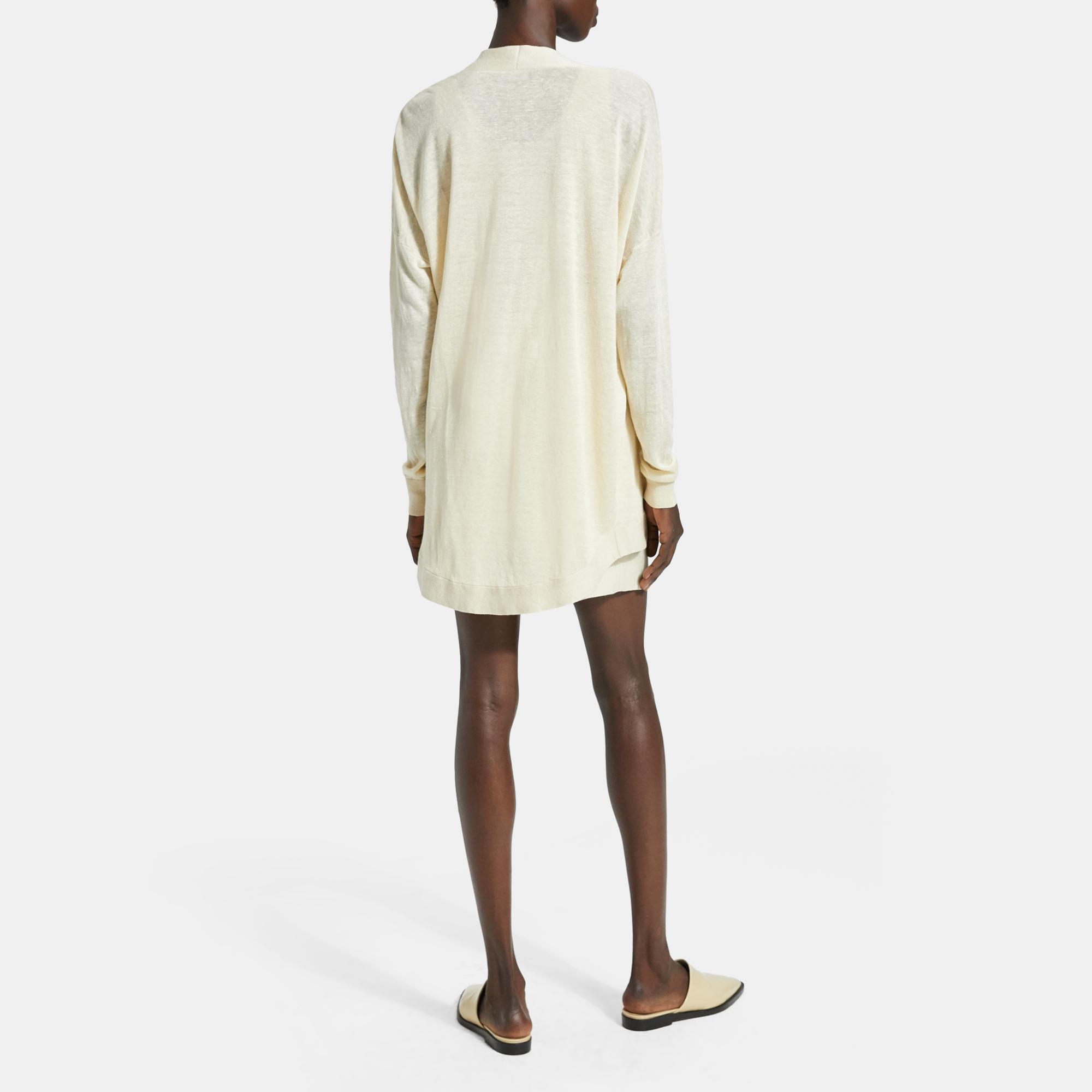 theory waterfall cardigan