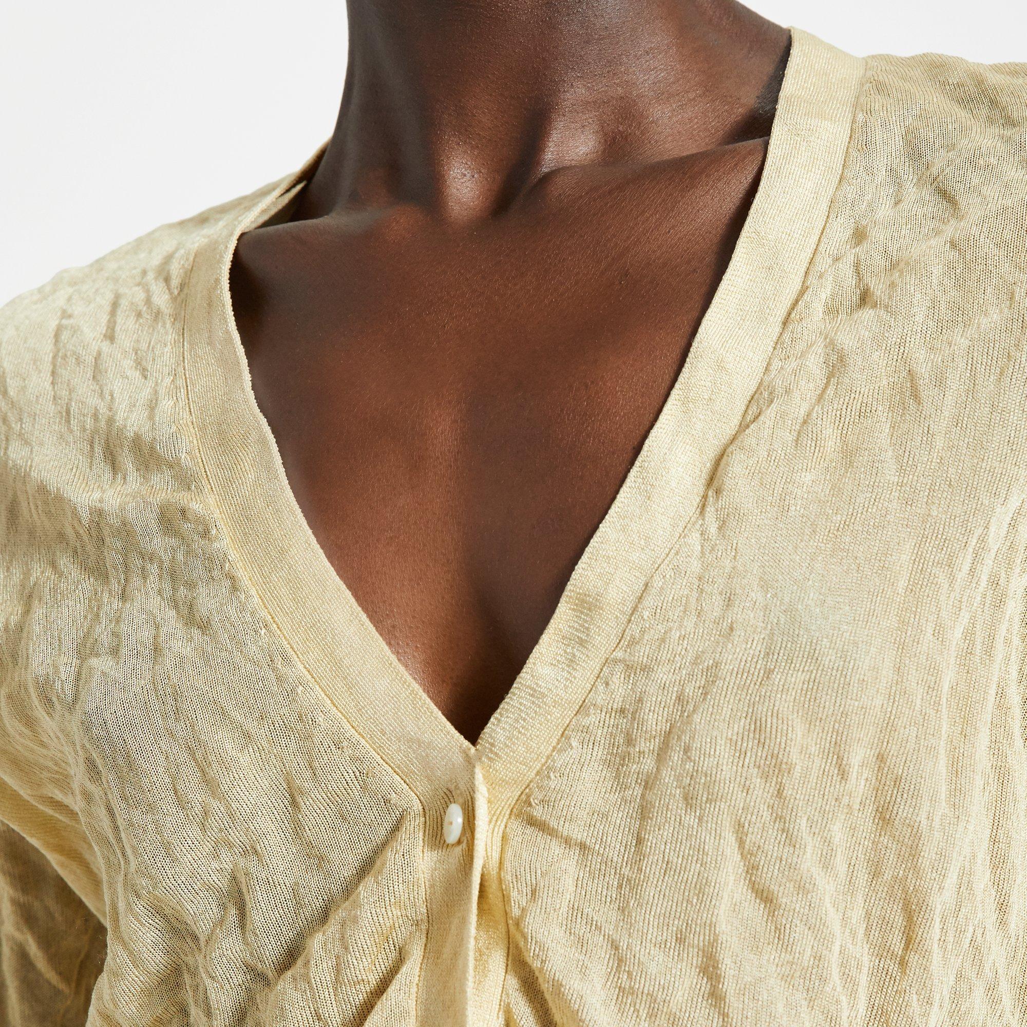 Crinkled Cardigan 0 - click to view larger image