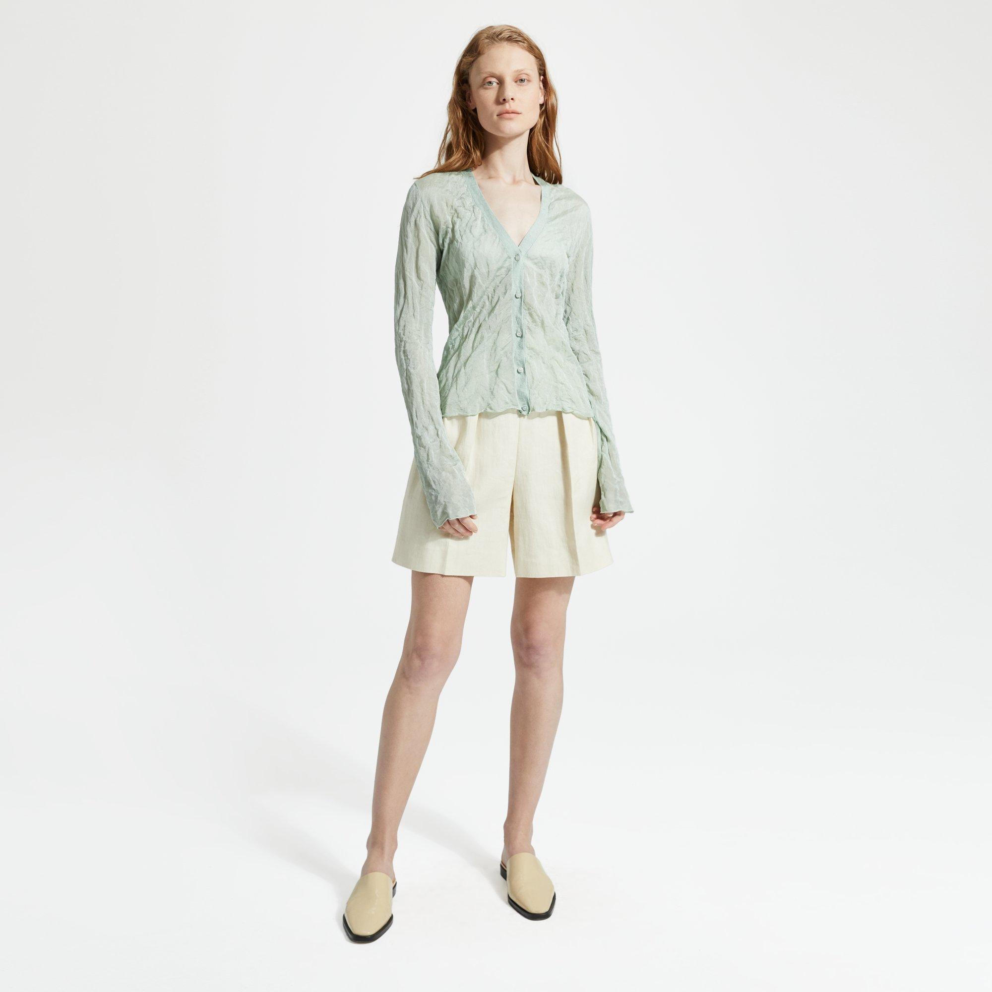 Crinkled Cardigan 0 - click to view larger image