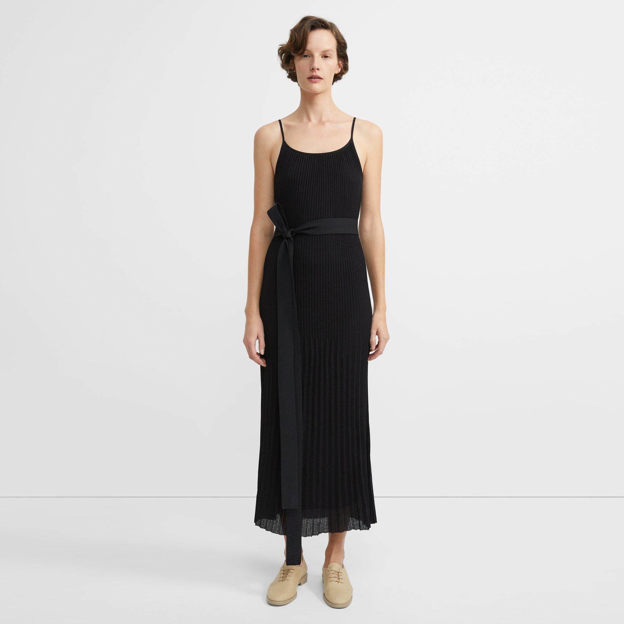 pleated dress