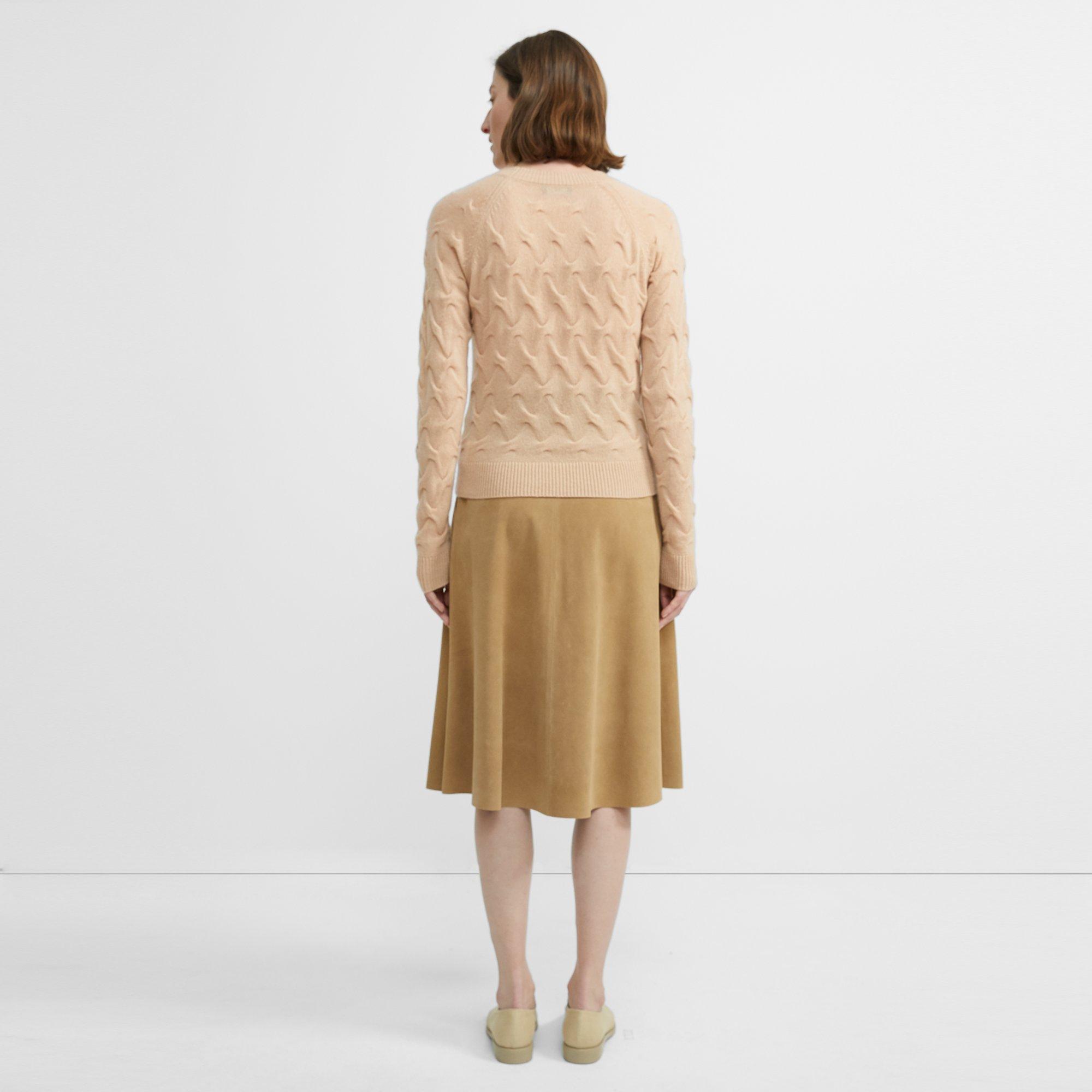 Cashmere Tucked Sweater | Theory