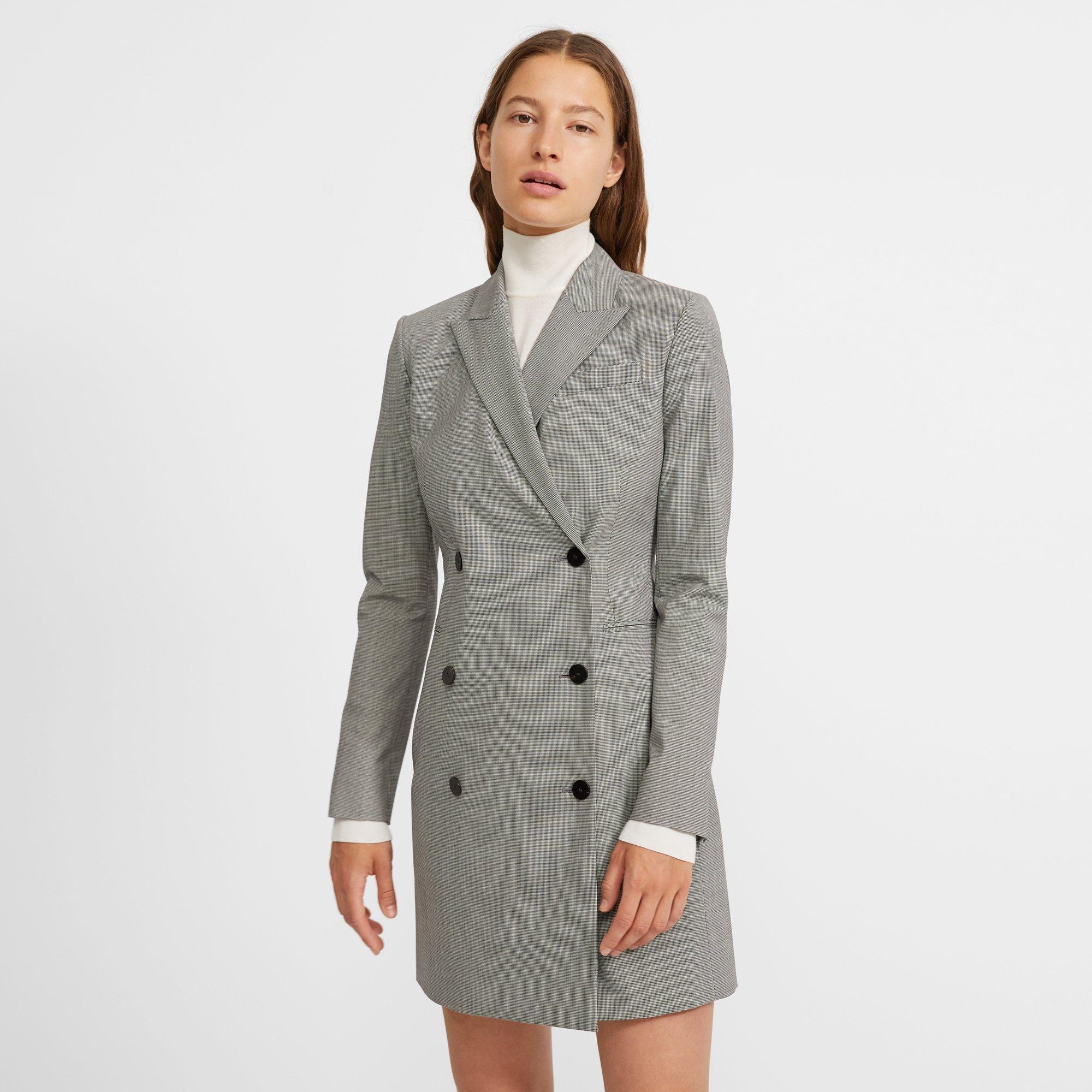 theory good wool blazer dress