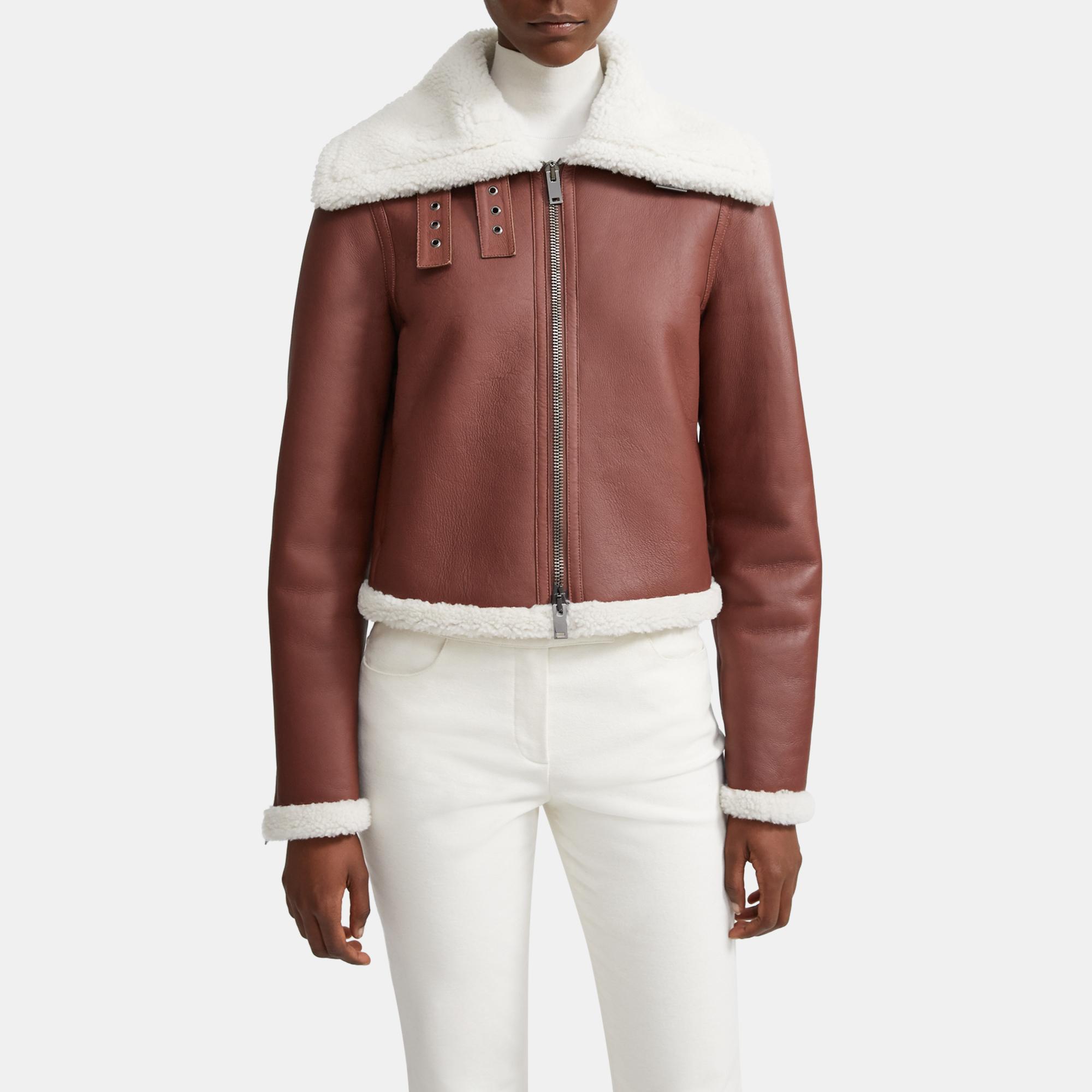 theory shearling jacket