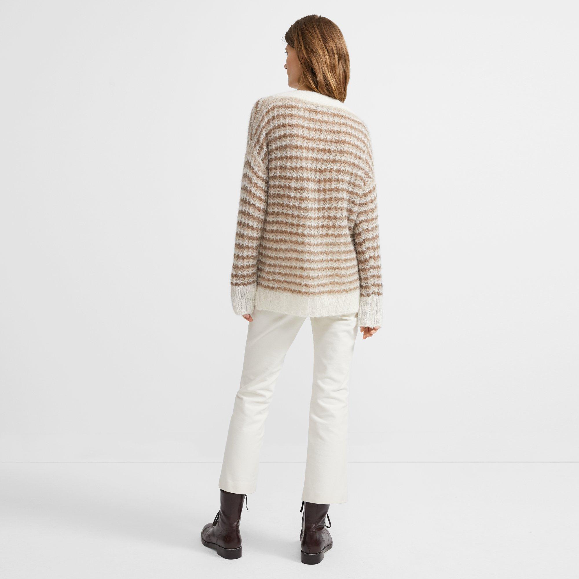 Alpaca Striped Pullover 0 - click to view larger image