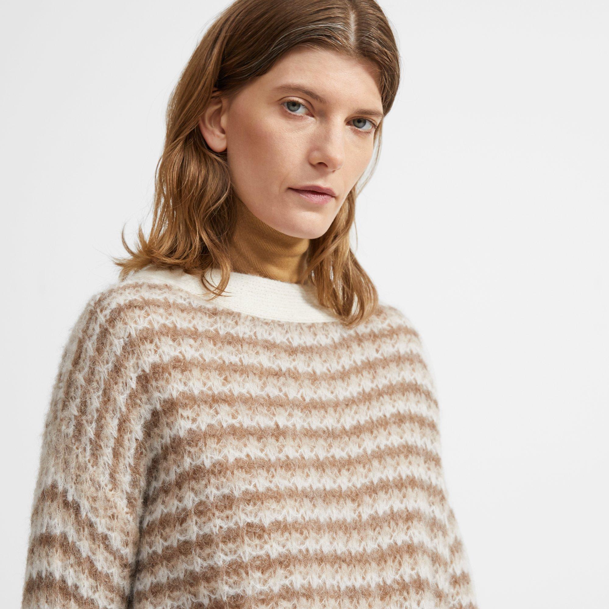 Alpaca Striped Pullover 0 - click to view larger image