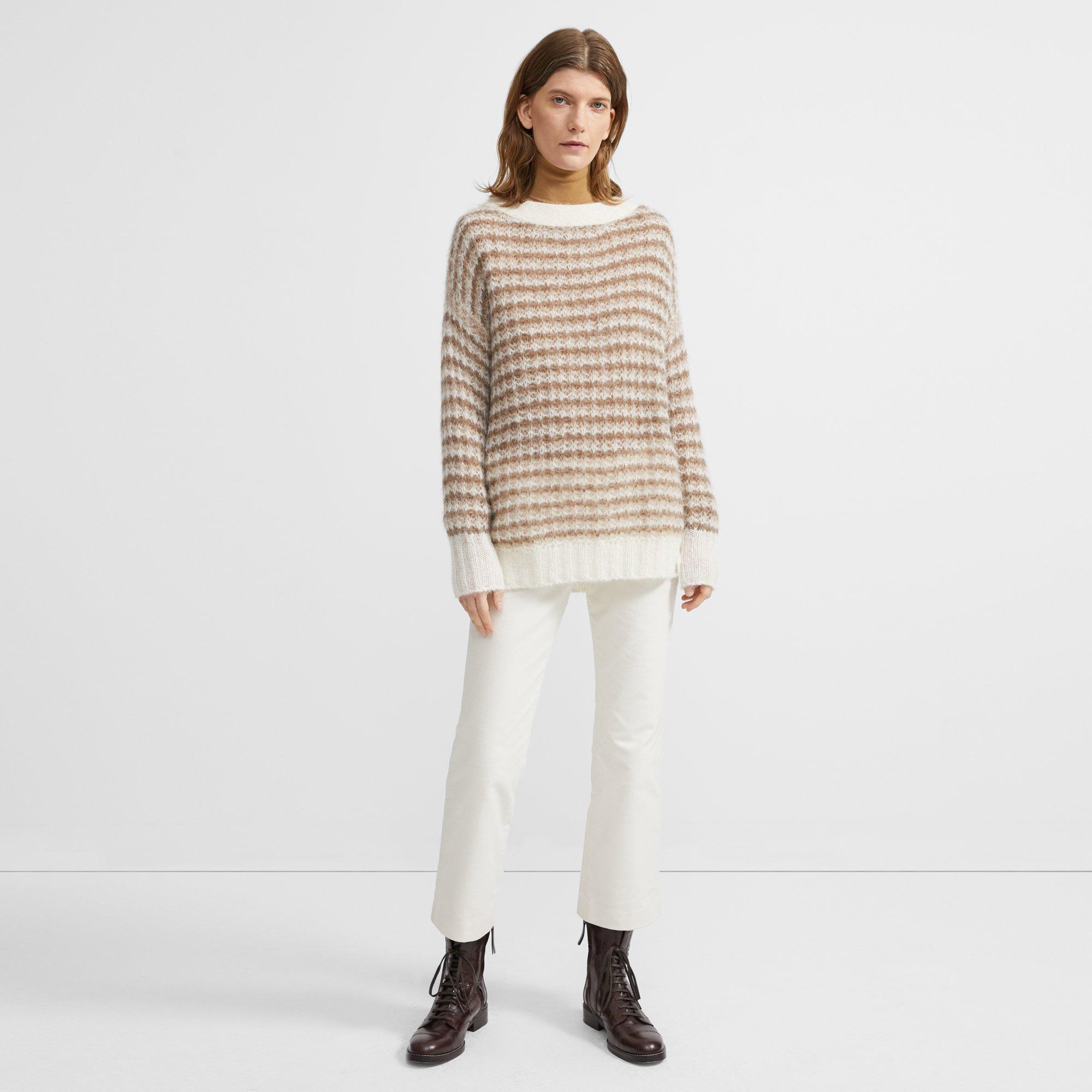 Alpaca Striped Pullover 0 - click to view larger image
