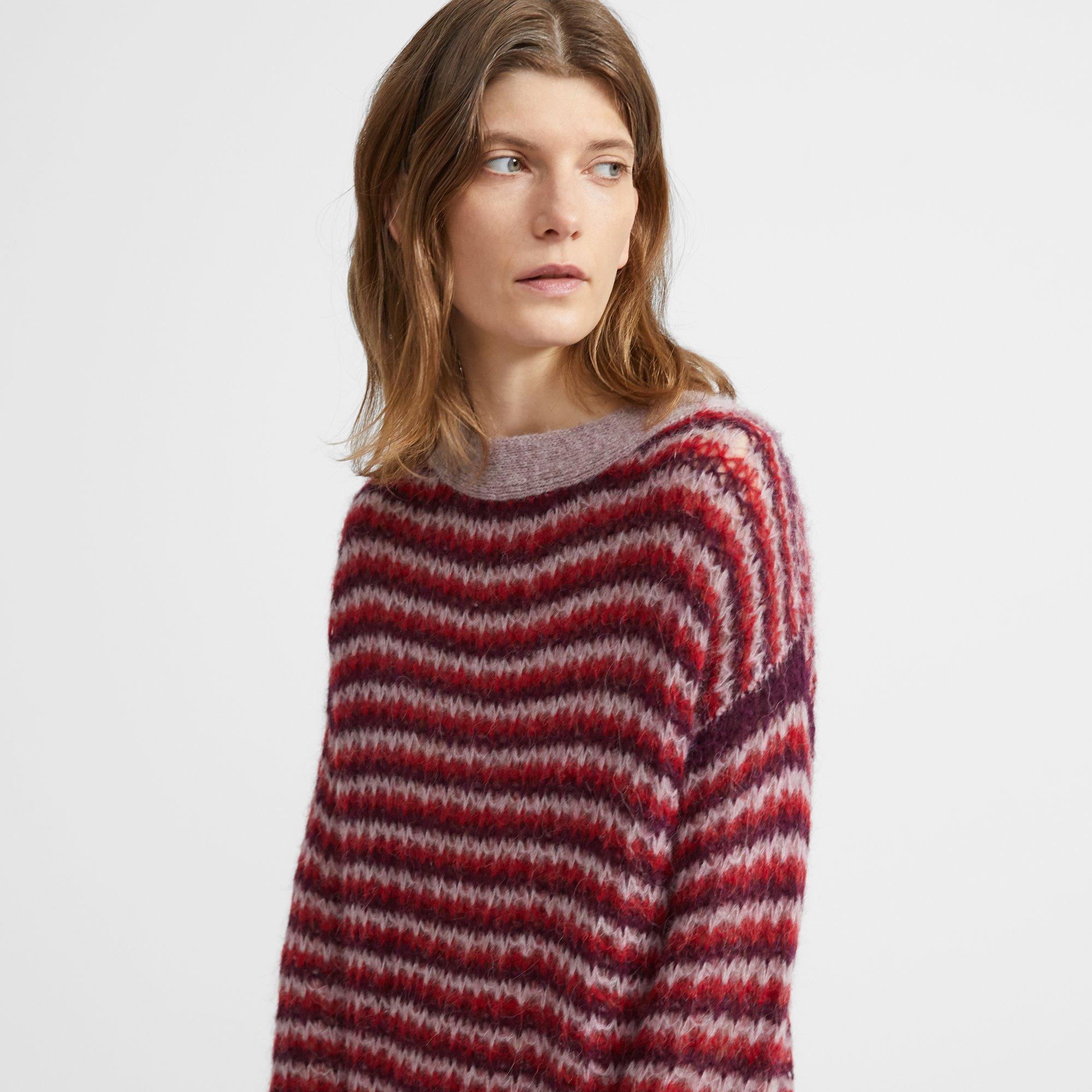 Alpaca Striped Pullover 0 - click to view larger image